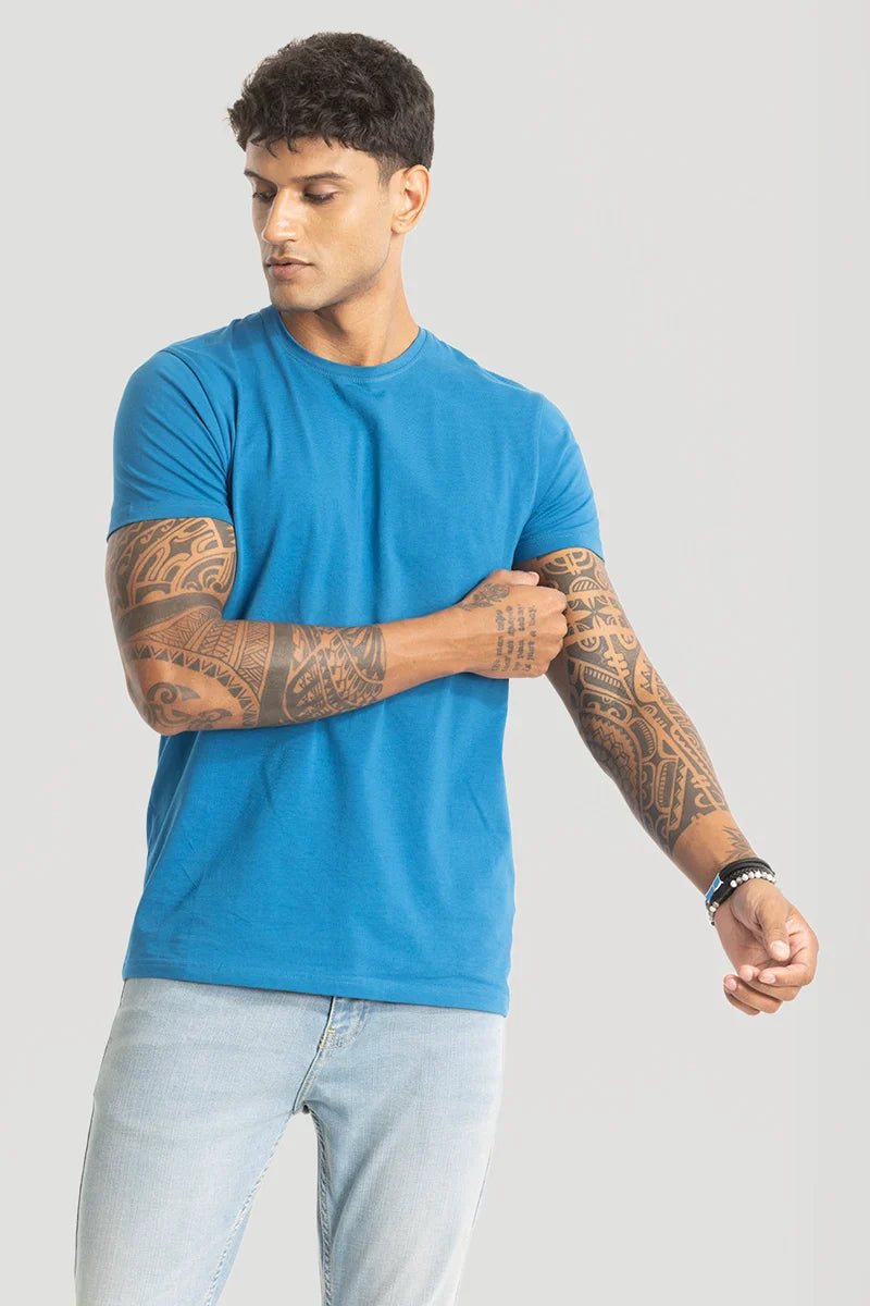 Royal Blue Plain T-Shirt