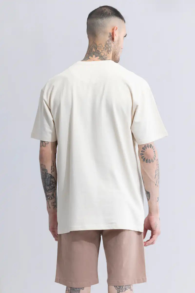 Cream Oversized T-Shirt