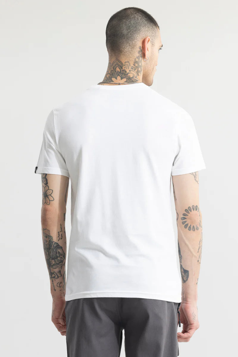 White Plain T-Shirt-2