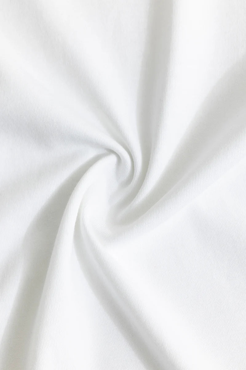 White Plain T-Shirt-2
