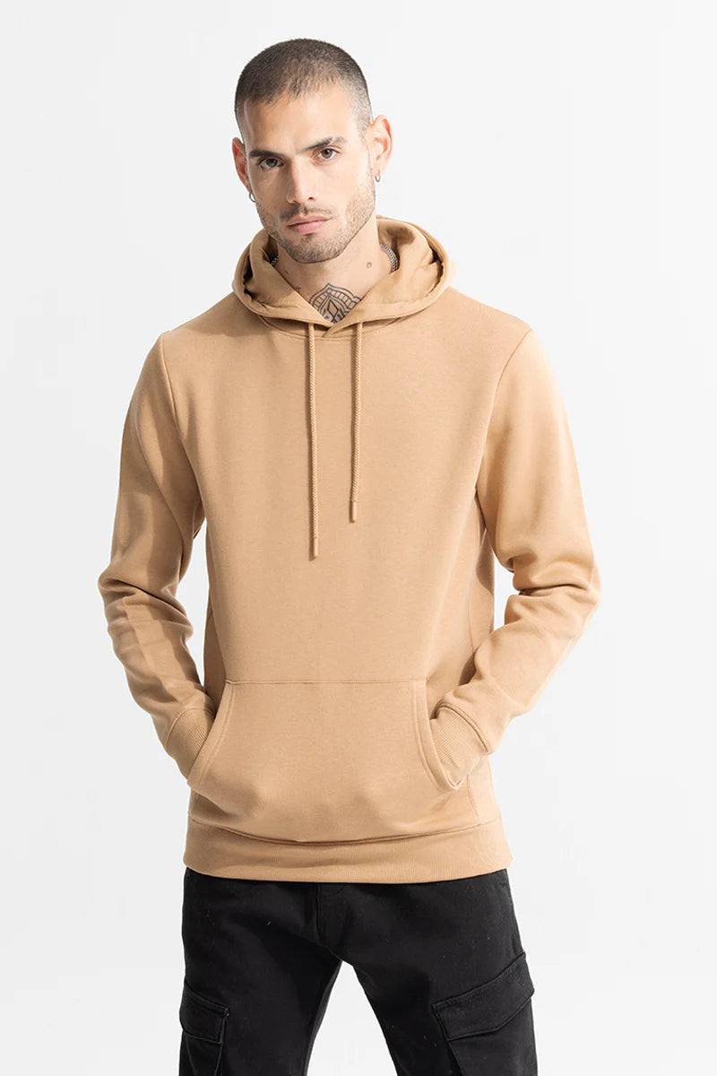 Beige Unisex Hoodie