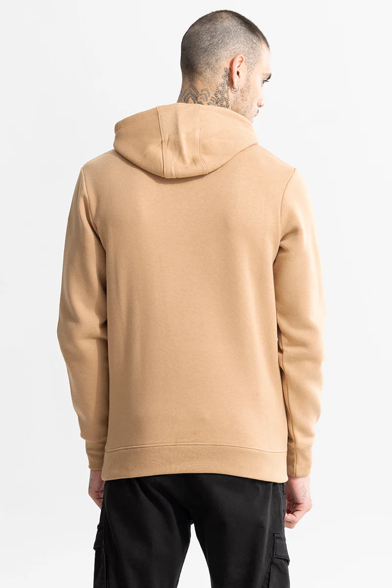 Beige Unisex Hoodie
