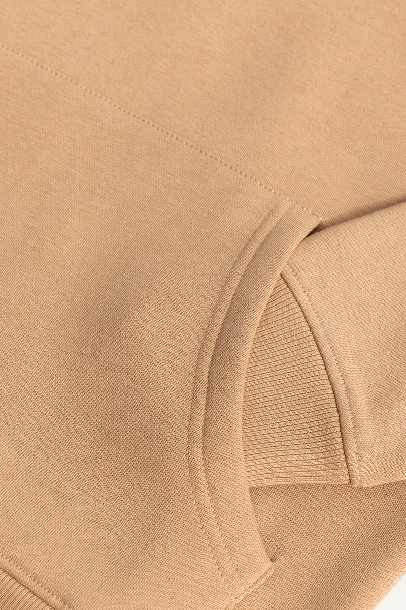 Beige Unisex Hoodie