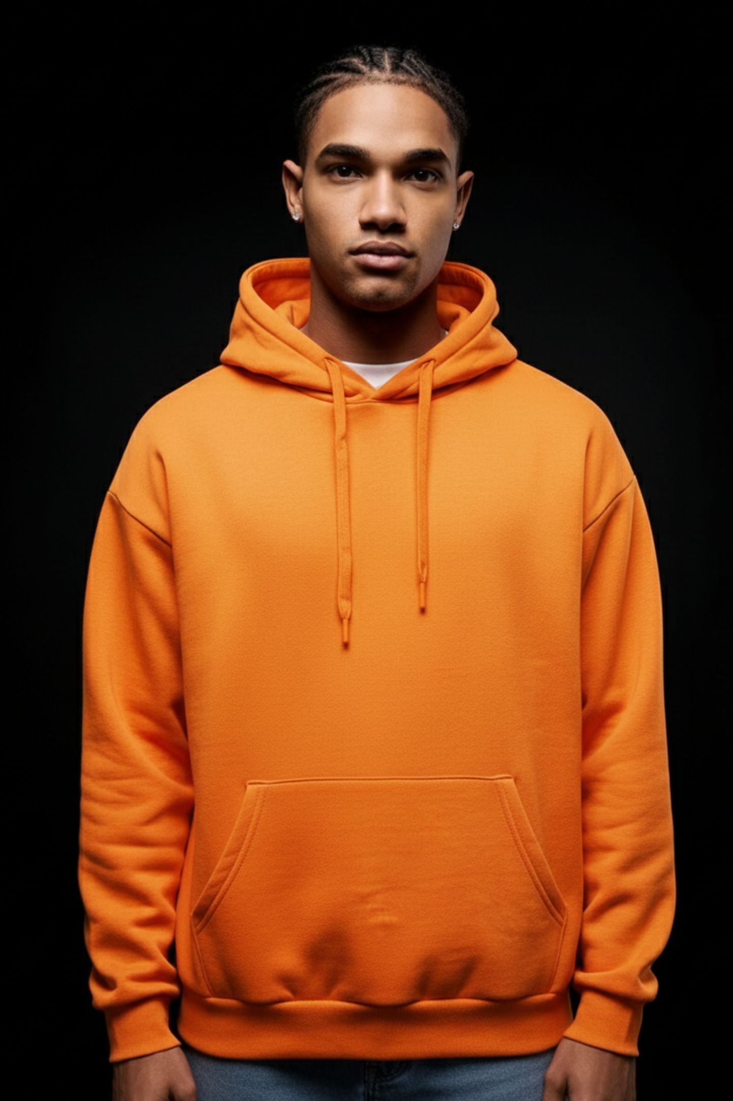 Chase Skies Hoodie for Men - Orange
