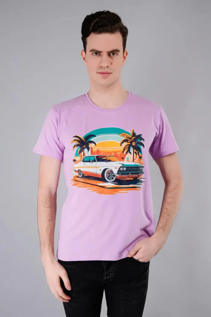 Classic Car Printed T-Shirt