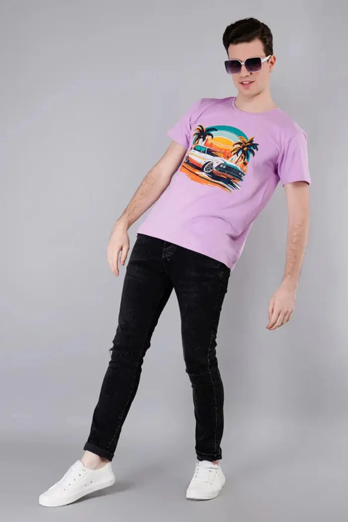 Classic Car Printed T-Shirt