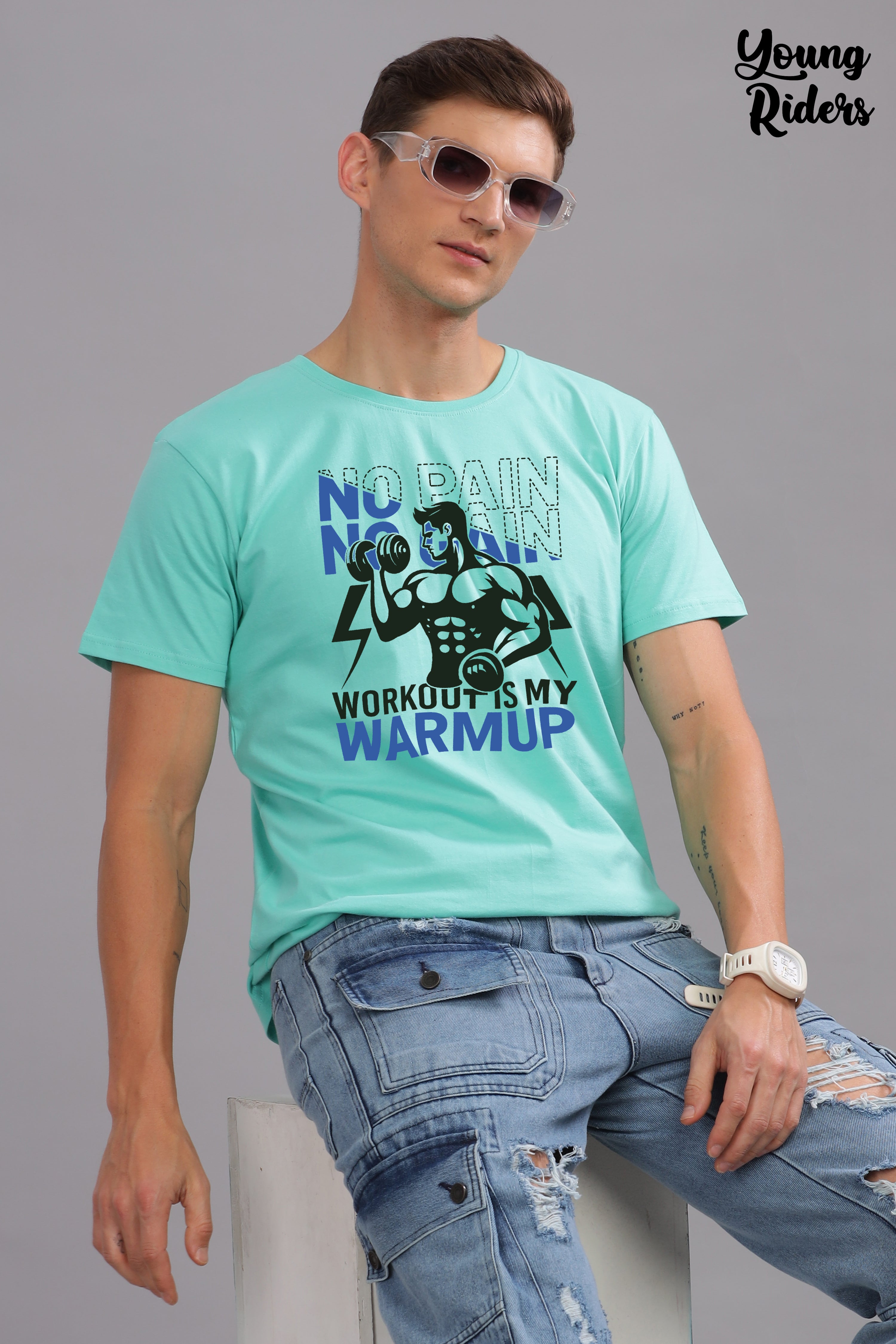 No Pain No Gain printed T-Shirt