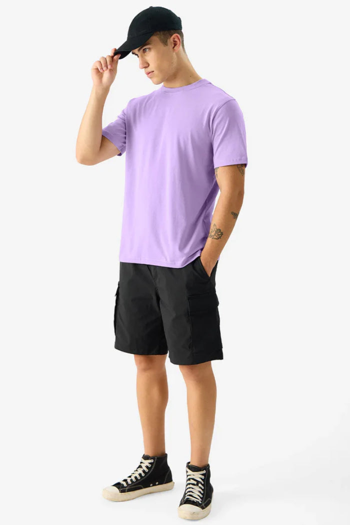 French Lilac Plain T-Shirt