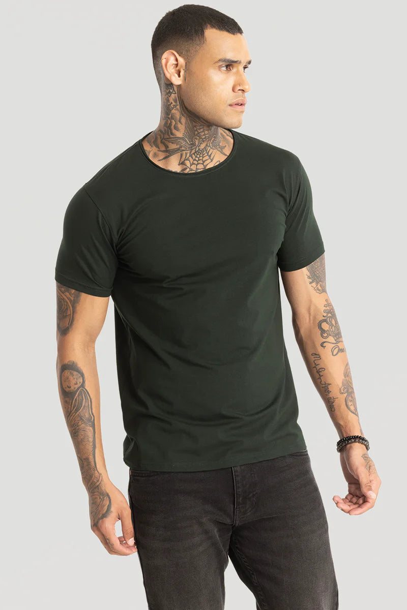 Green Plain T-Shirt