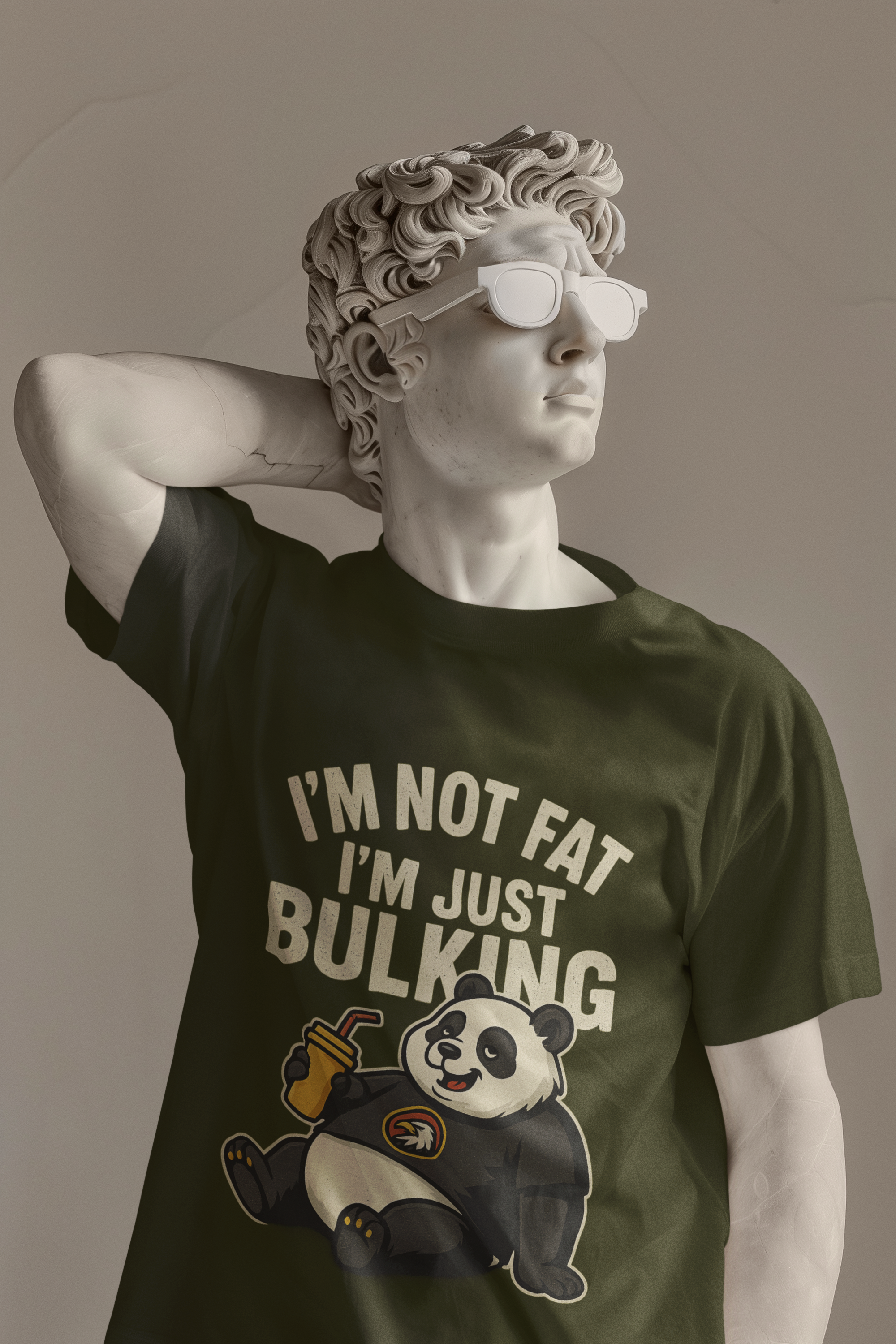 I M Not Fat - Regular Printed T-shirt