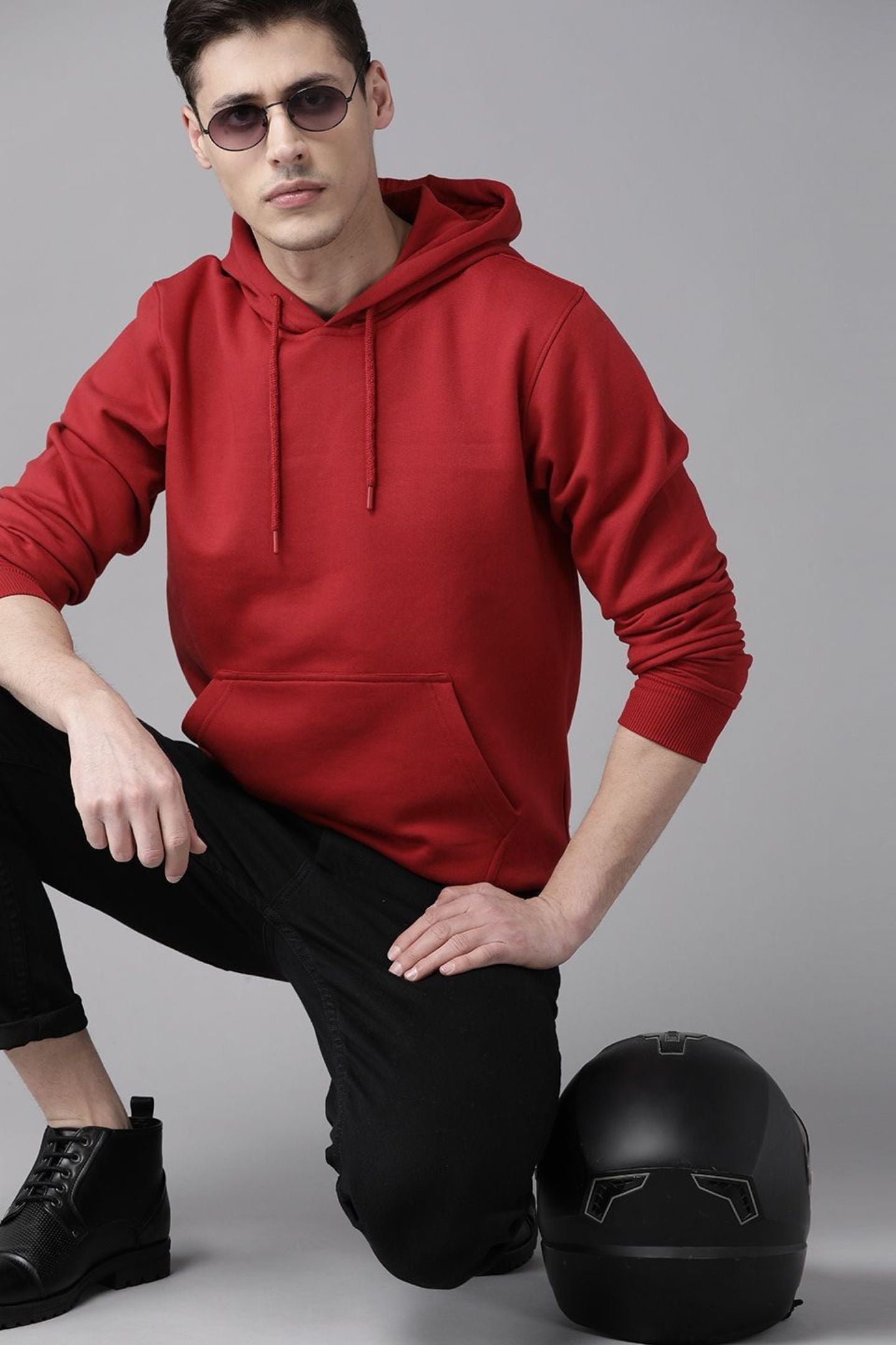 Maroon Unisex Hoodie