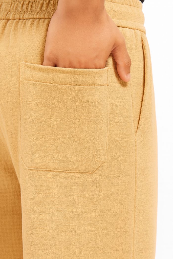 Men’s Beige Cotton Shorts