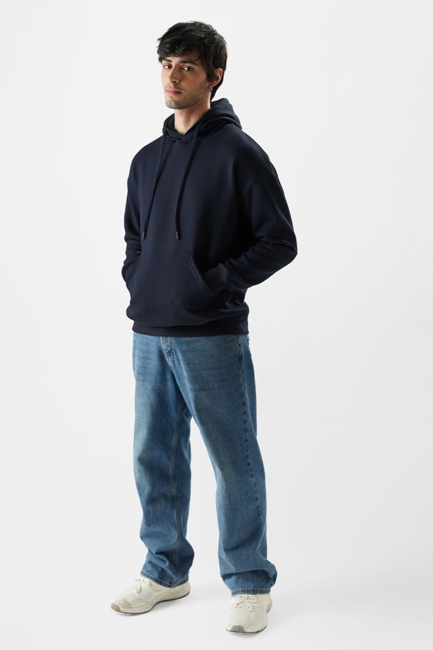 Navy Blue Unisex Hoodie