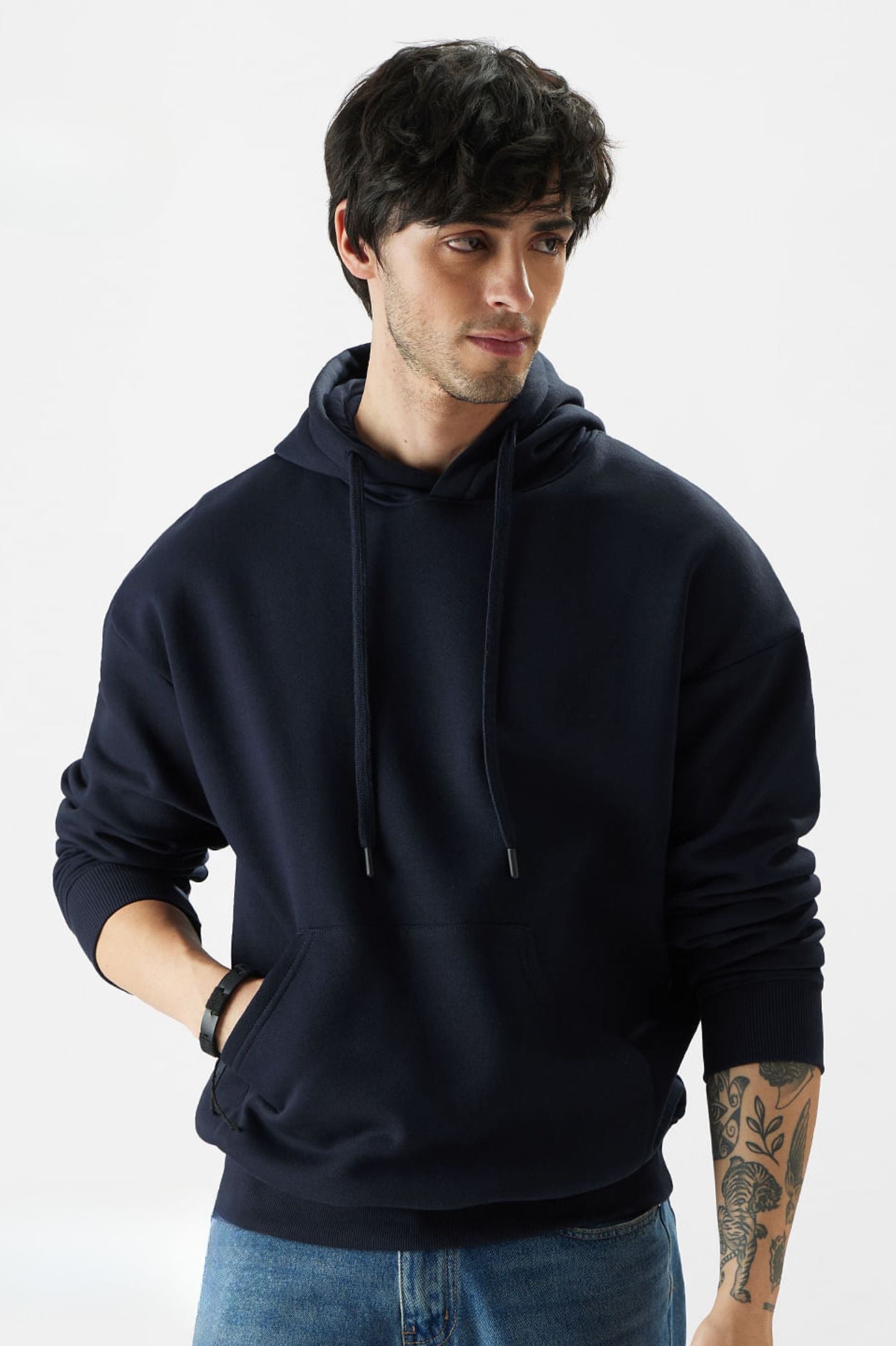 Navy Blue Unisex Hoodie