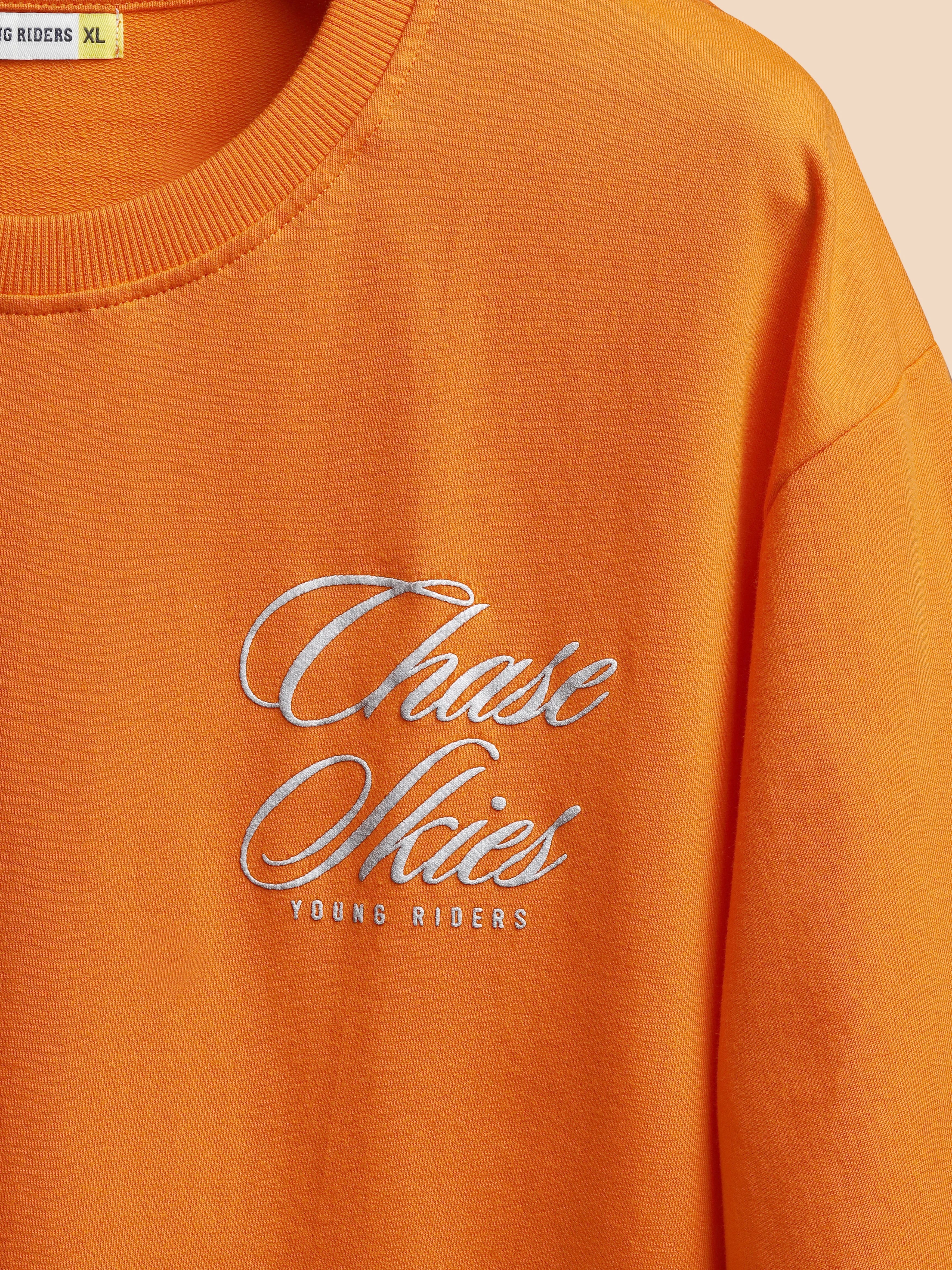 Orange Wings of Rebellion – Oversized Unisex T Shirt