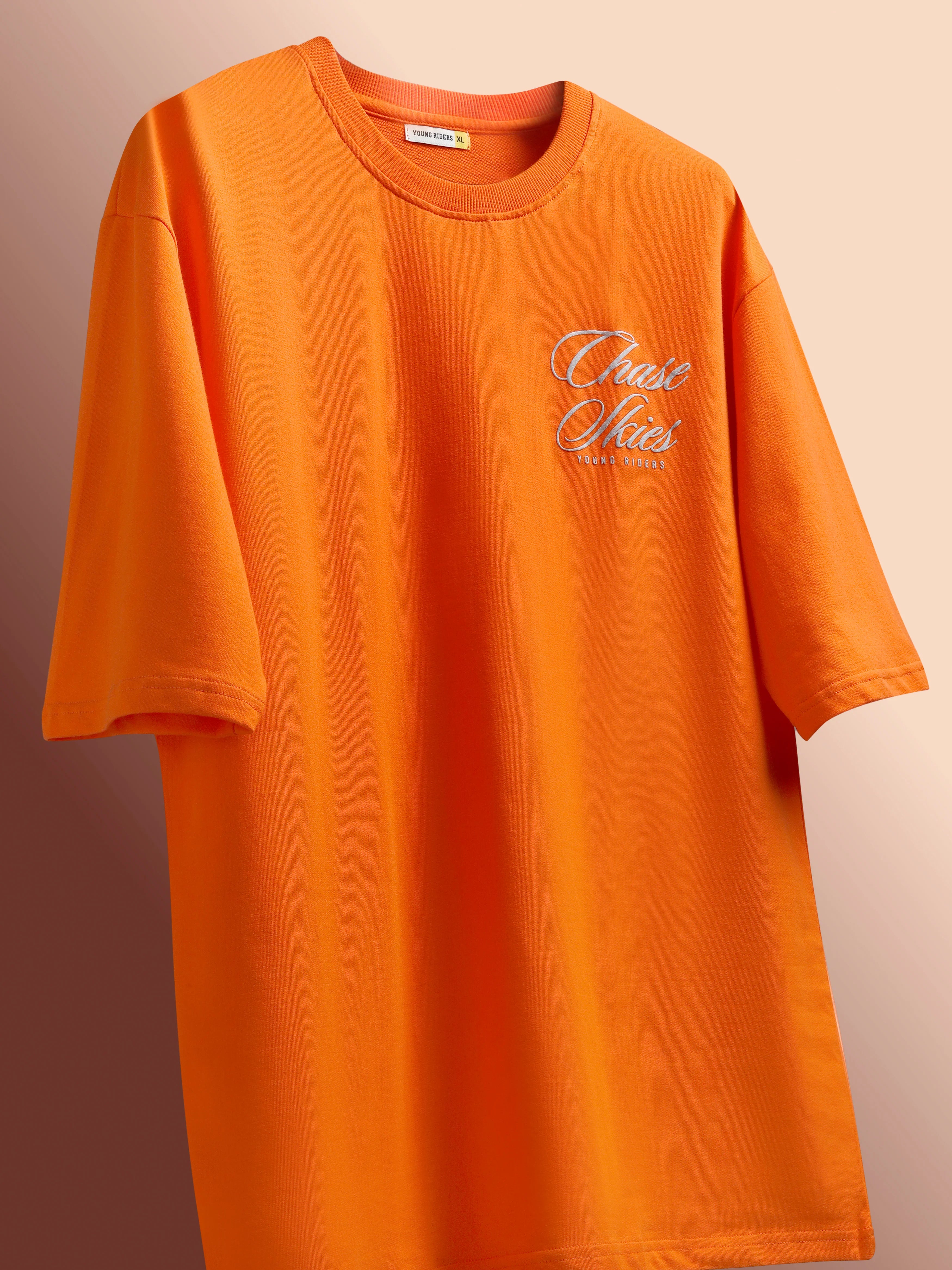 Orange Wings of Rebellion – Oversized Unisex T Shirt