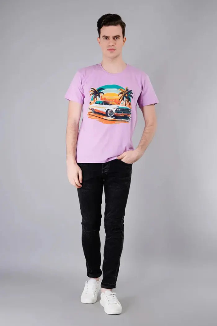 Classic Car Printed T-Shirt