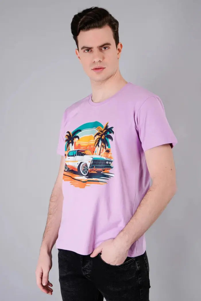 Classic Car Printed T-Shirt