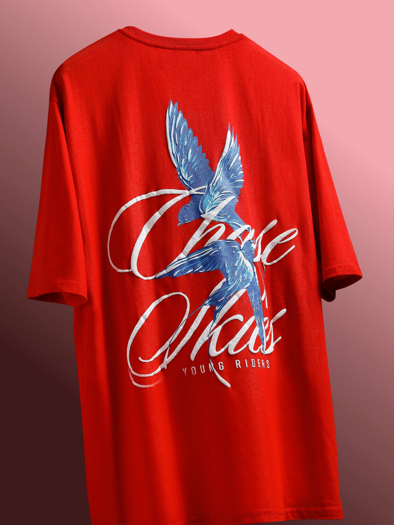 Red Wings of Rebellion – Oversized Unisex T Shirt