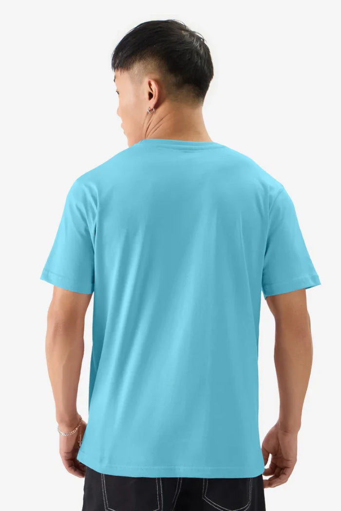 Sky Blue Plain T-Shirt
