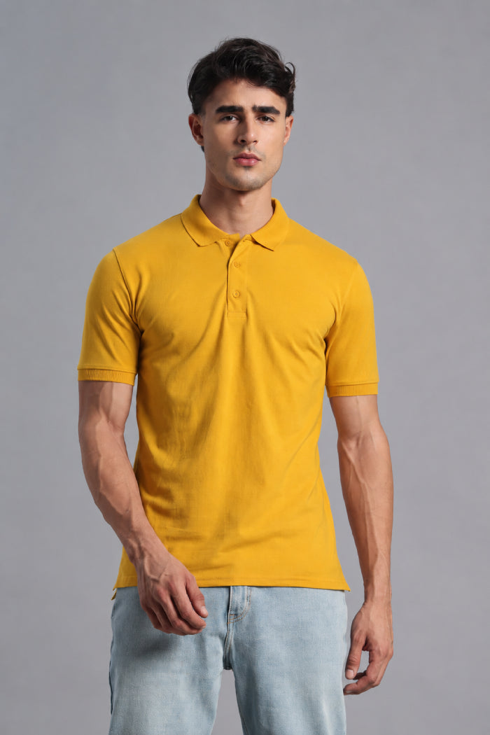 Yellow Polo T-Shirt