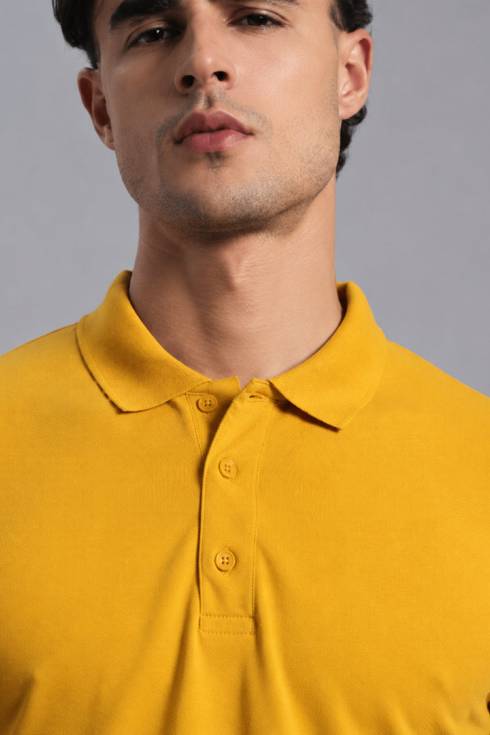 Yellow Polo T-Shirt