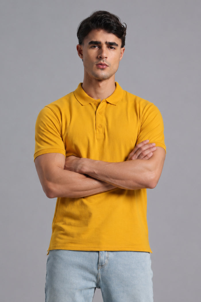 Yellow Polo T-Shirt
