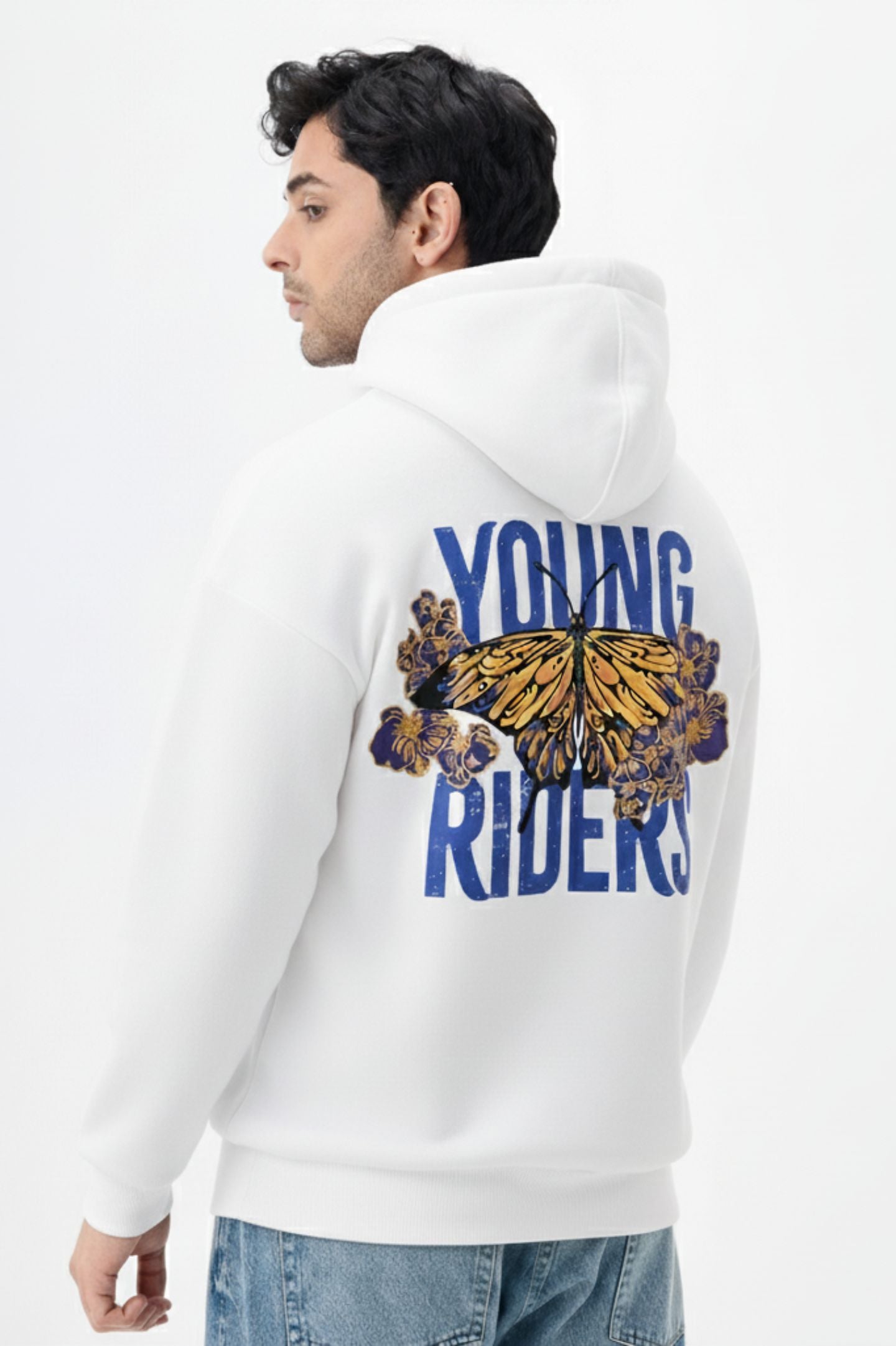 Young Riders Hoodie - Butterfly Back Print