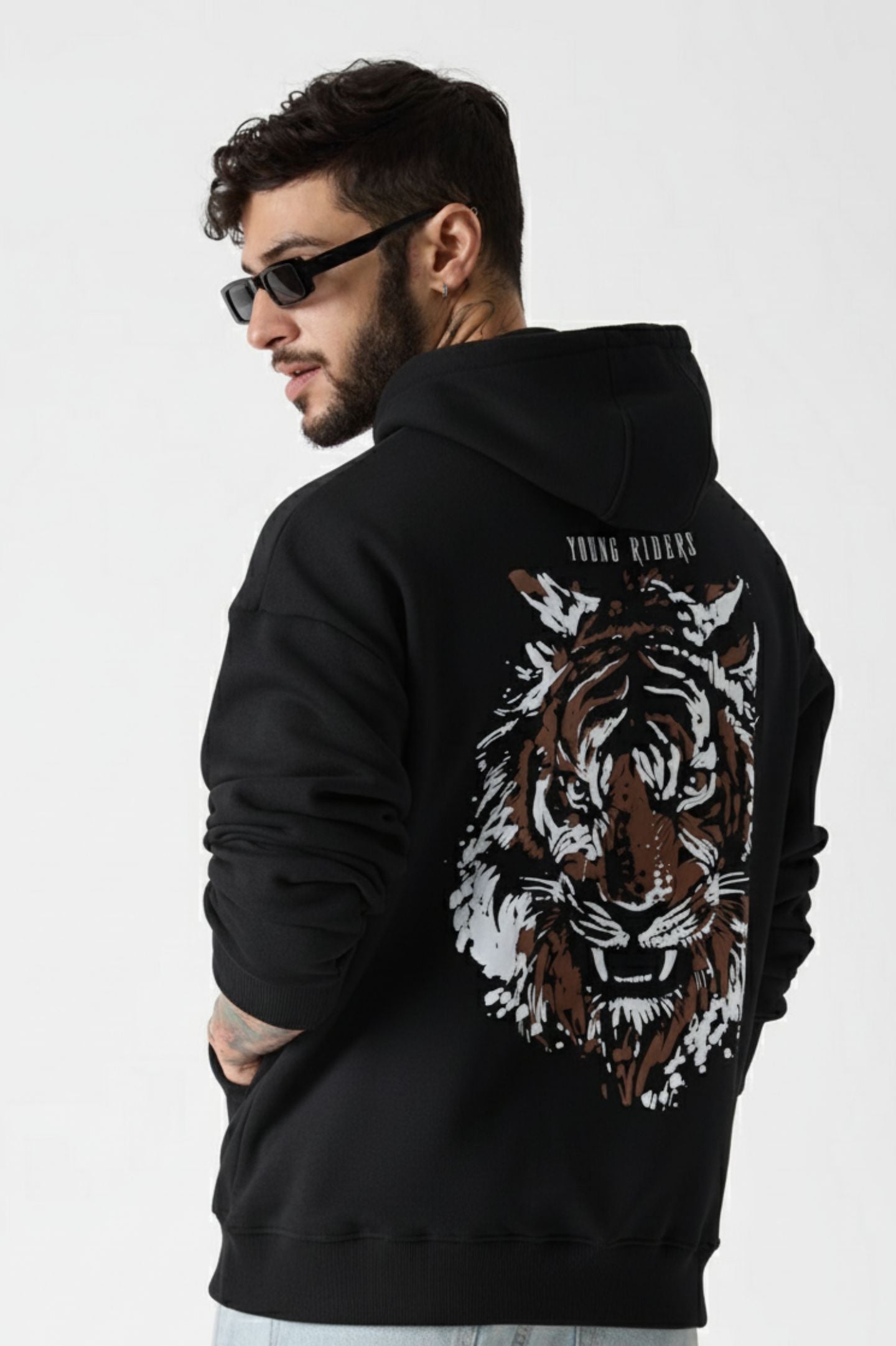 Young Riders Tiger Hoodie – Printed Hoodie
