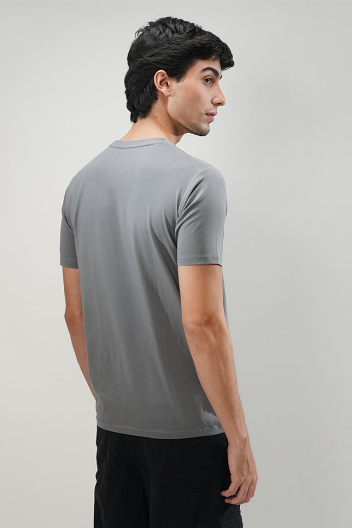 Grey Plain T-Shirt