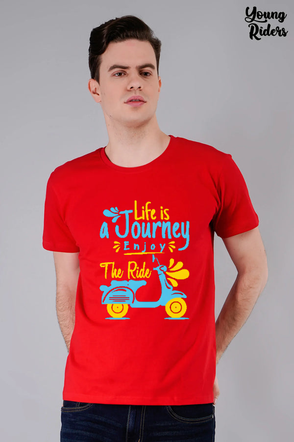 Life Journey printed T-Shirt