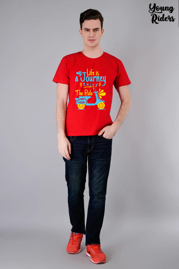 Life Journey printed T-Shirt