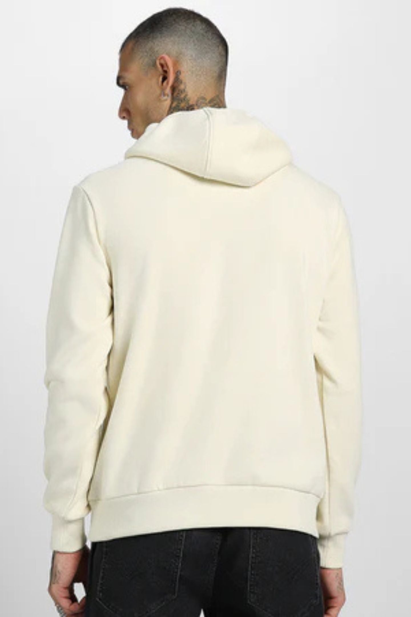 Off White Unisex Hoodie