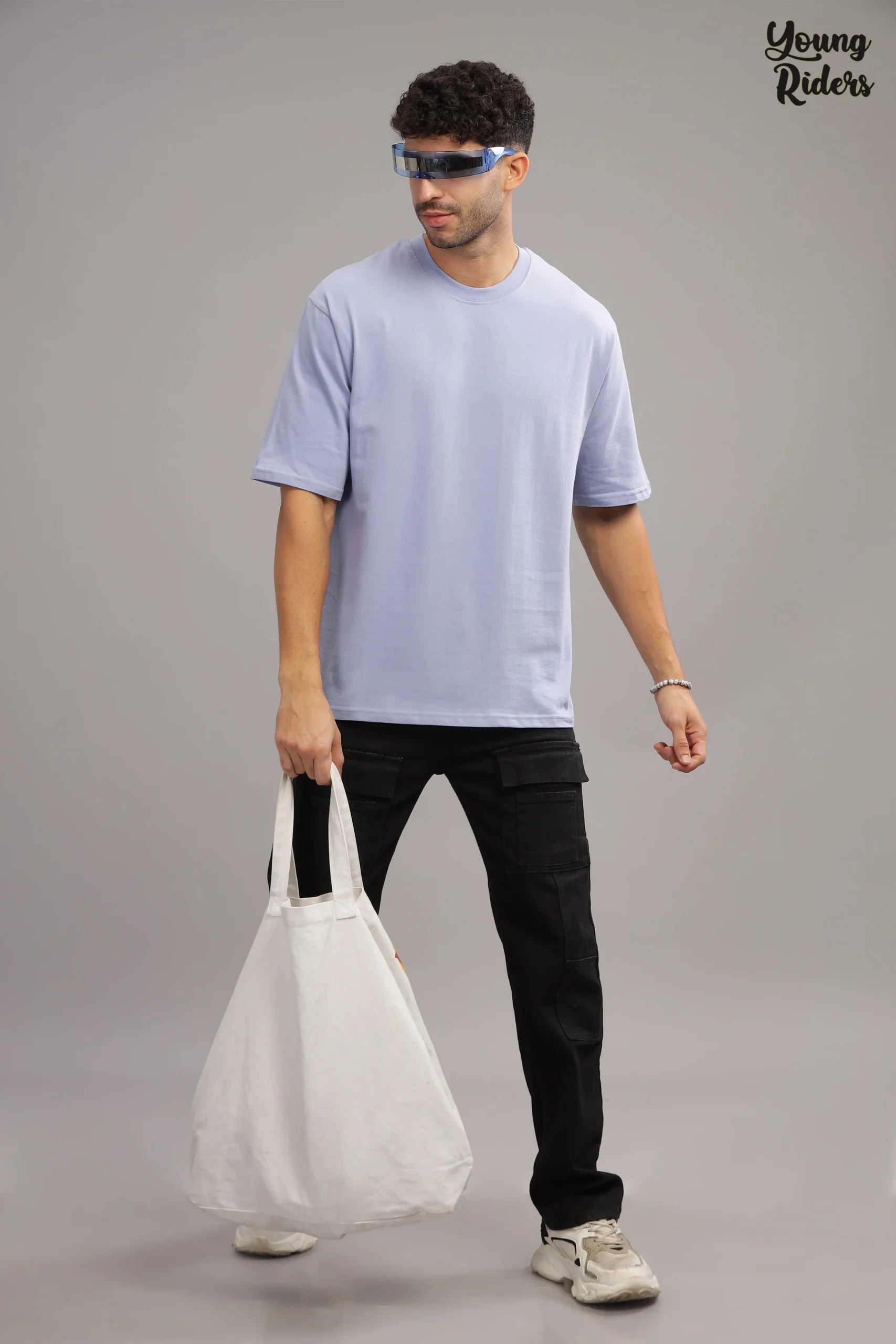 Lavender Grey Oversize T-Shirt