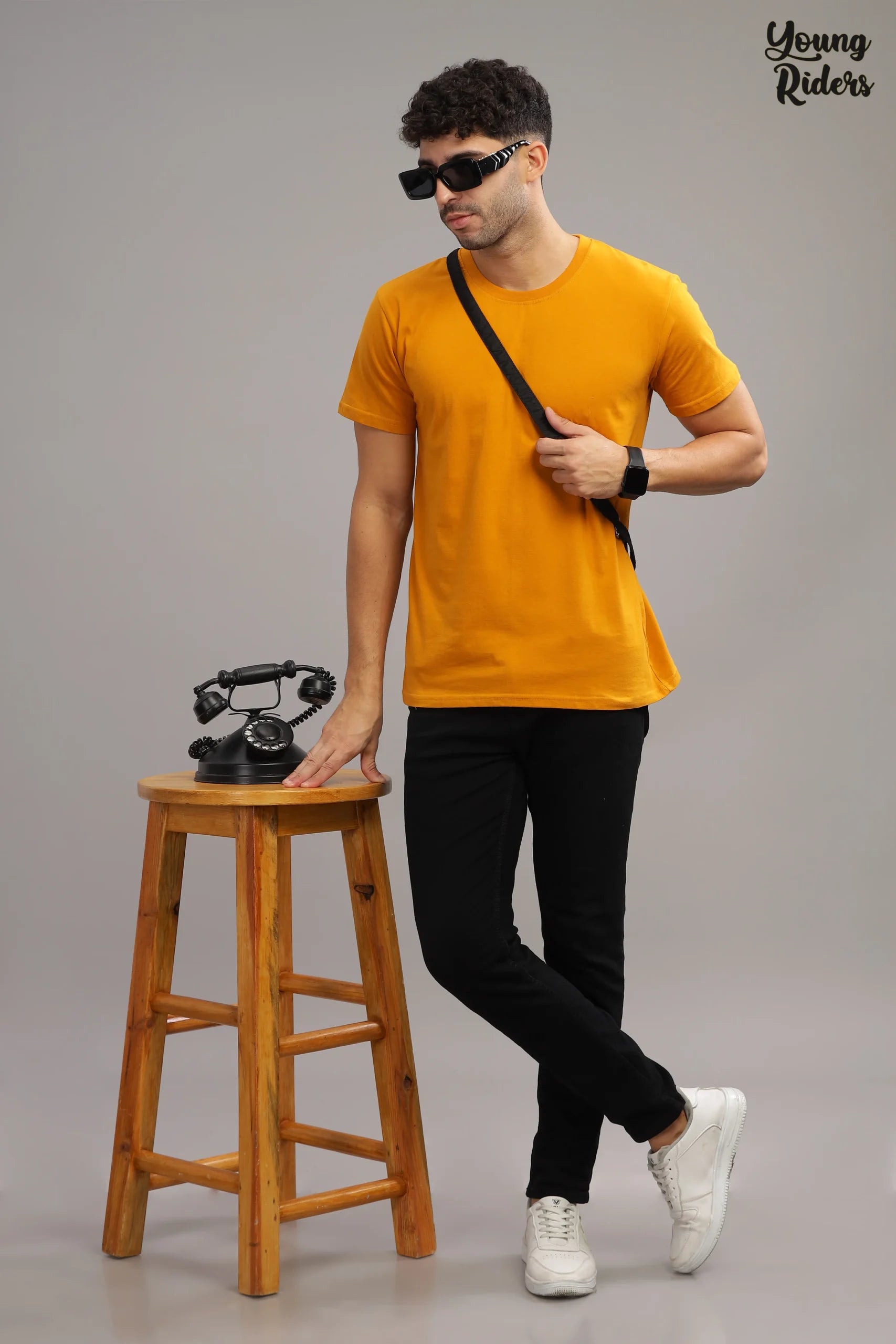 Orange Plain T-Shirt