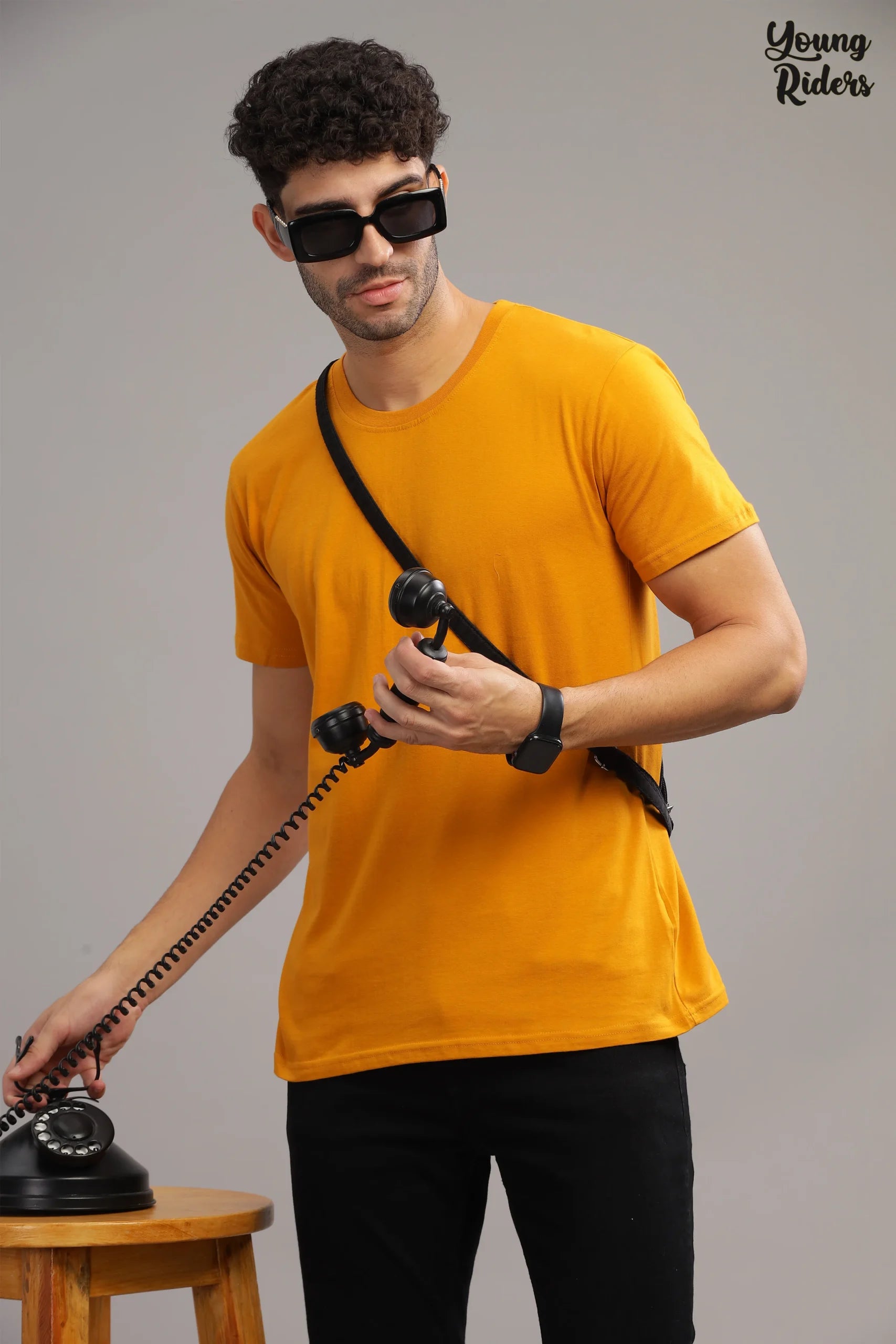 Orange Plain T-Shirt