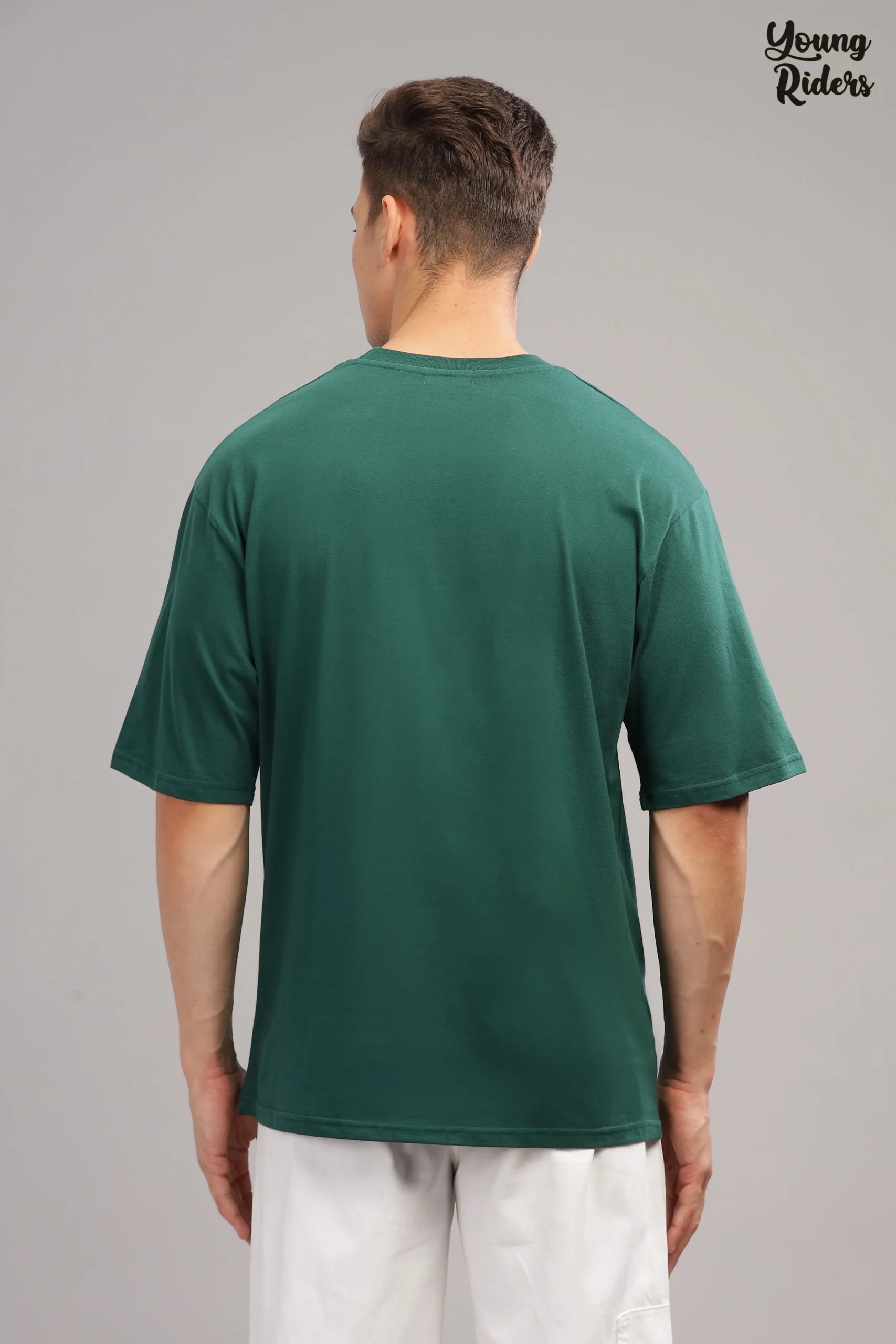 Olive Green Oversize T-Shirt-1