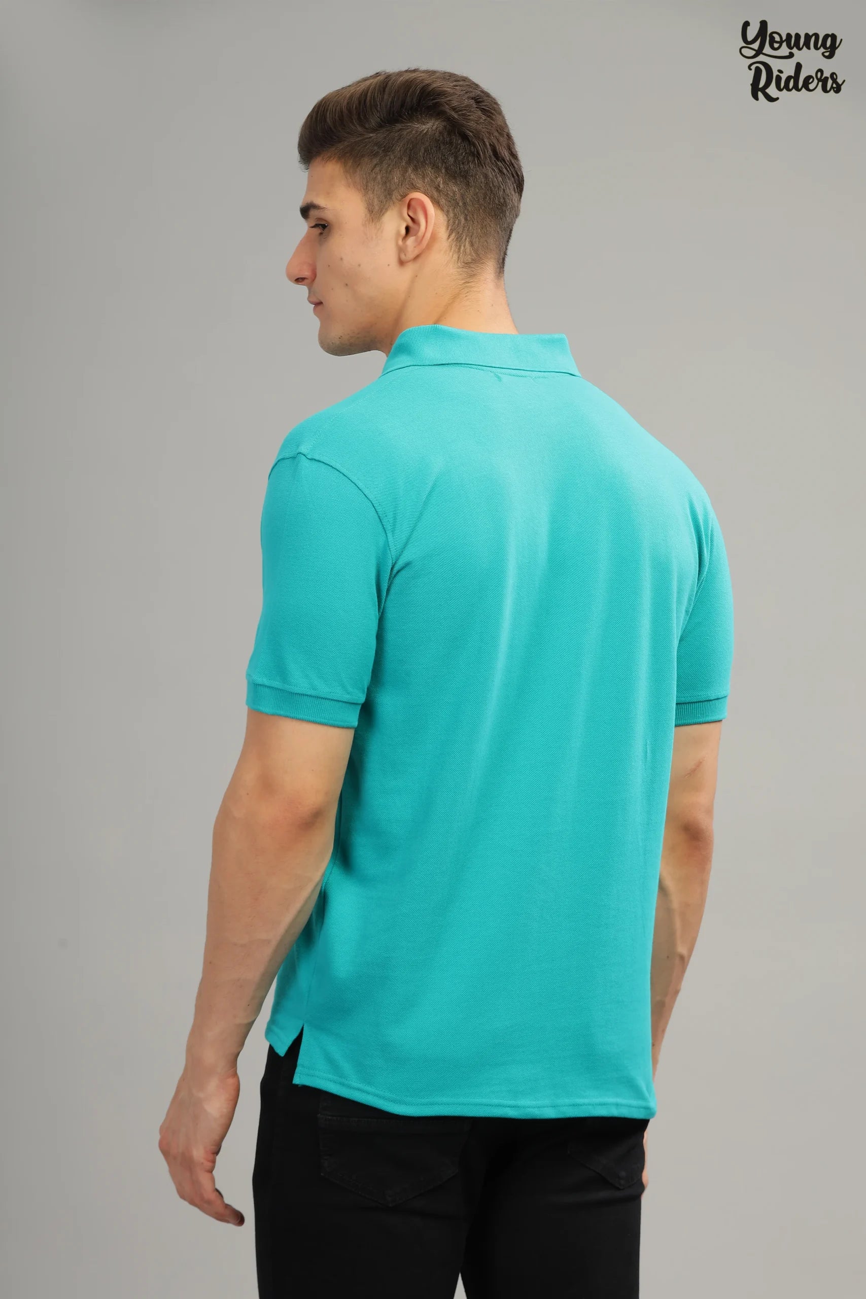 Medium Turquoise Polo T-Shirt