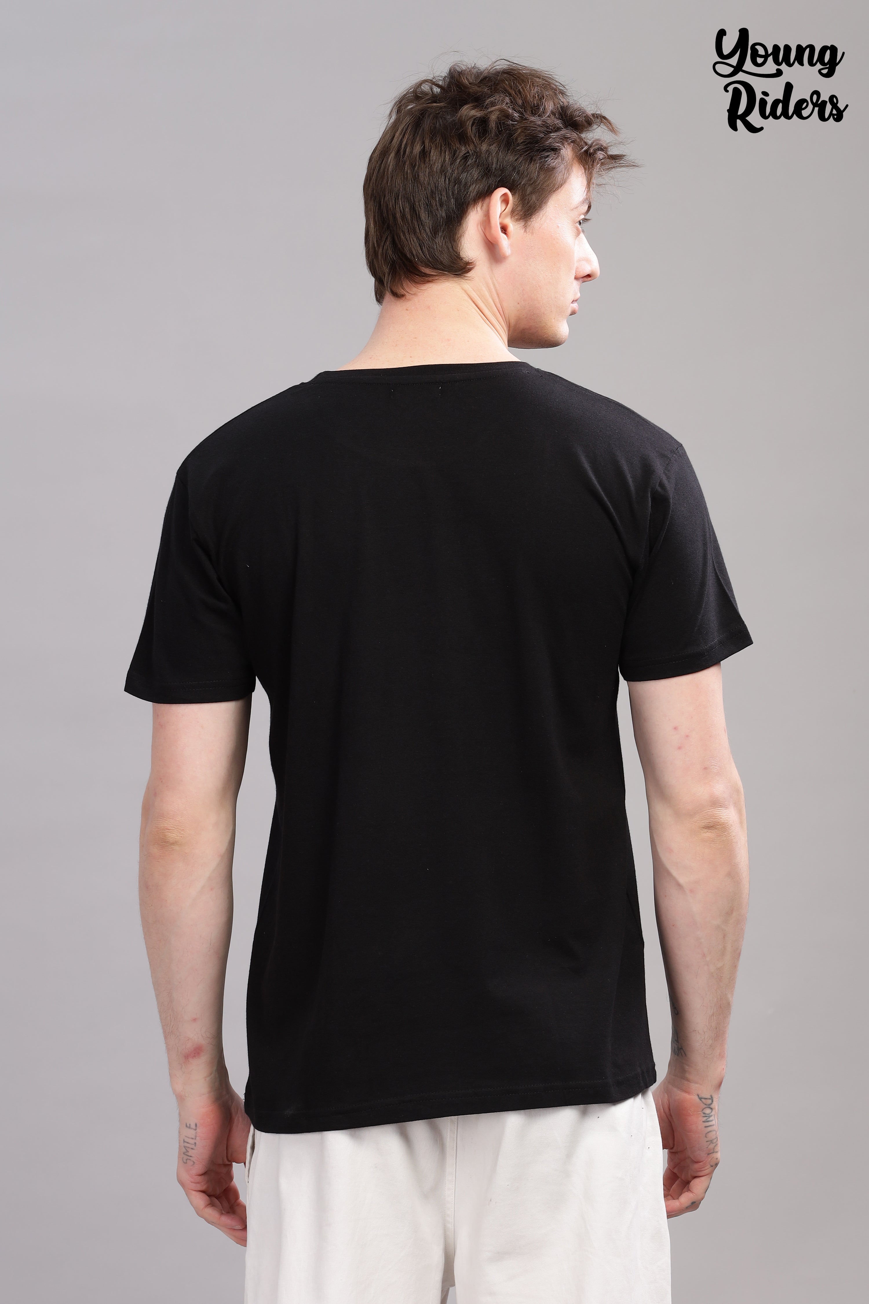 Black - Adventure Printed T-shirt