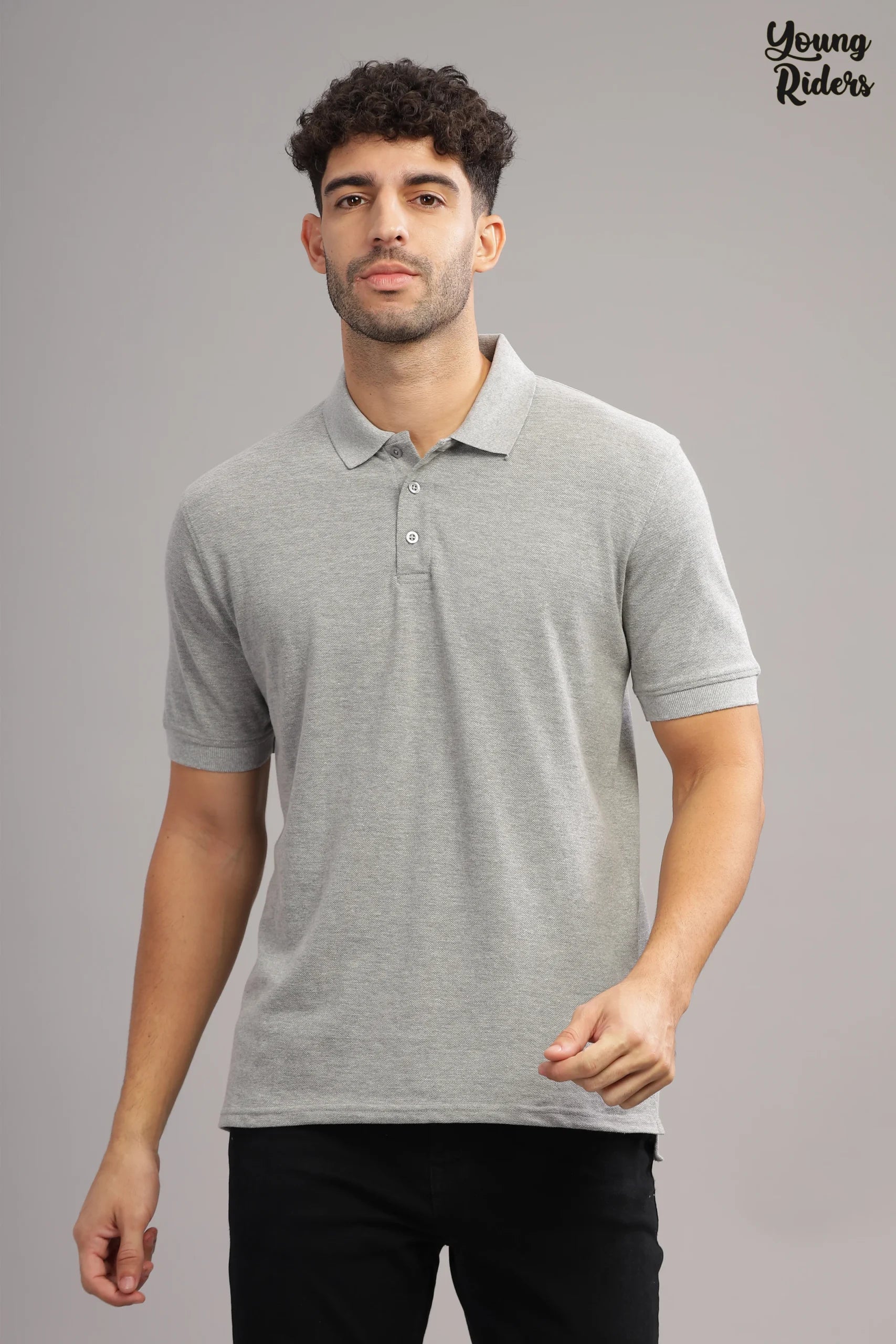 Grey Polo T-Shirt