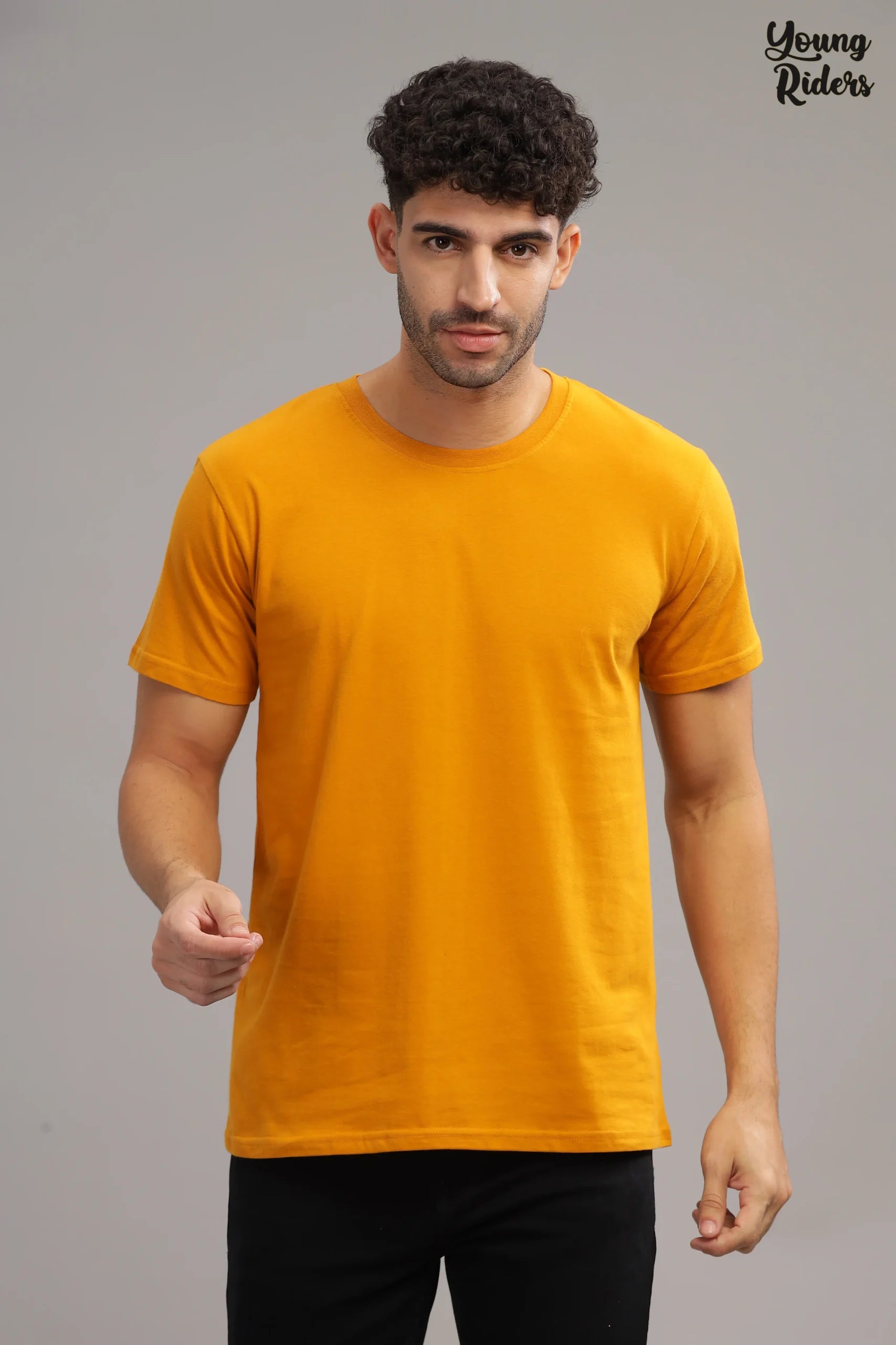 Orange Plain T-Shirt