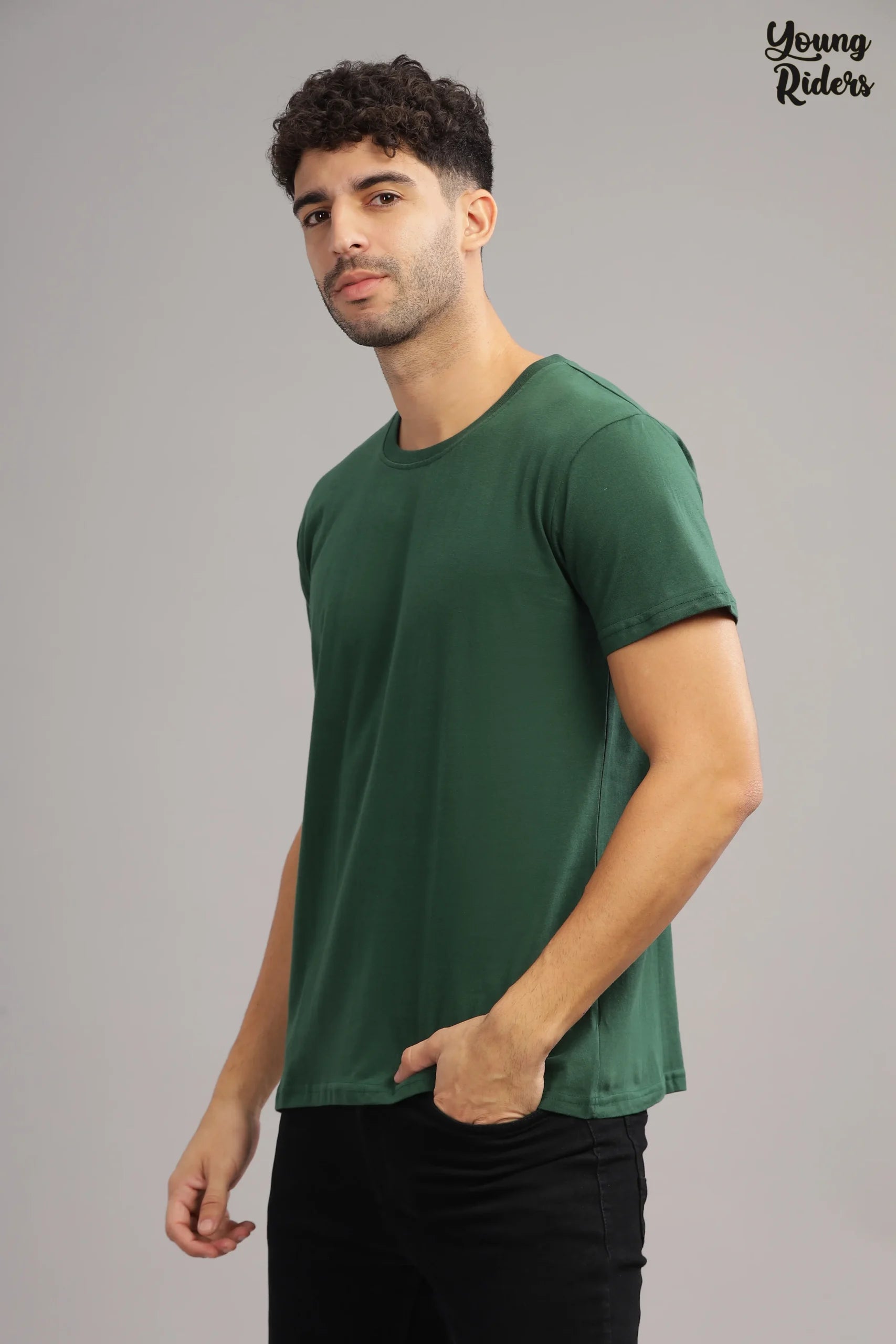 Olive Plain T-Shirt