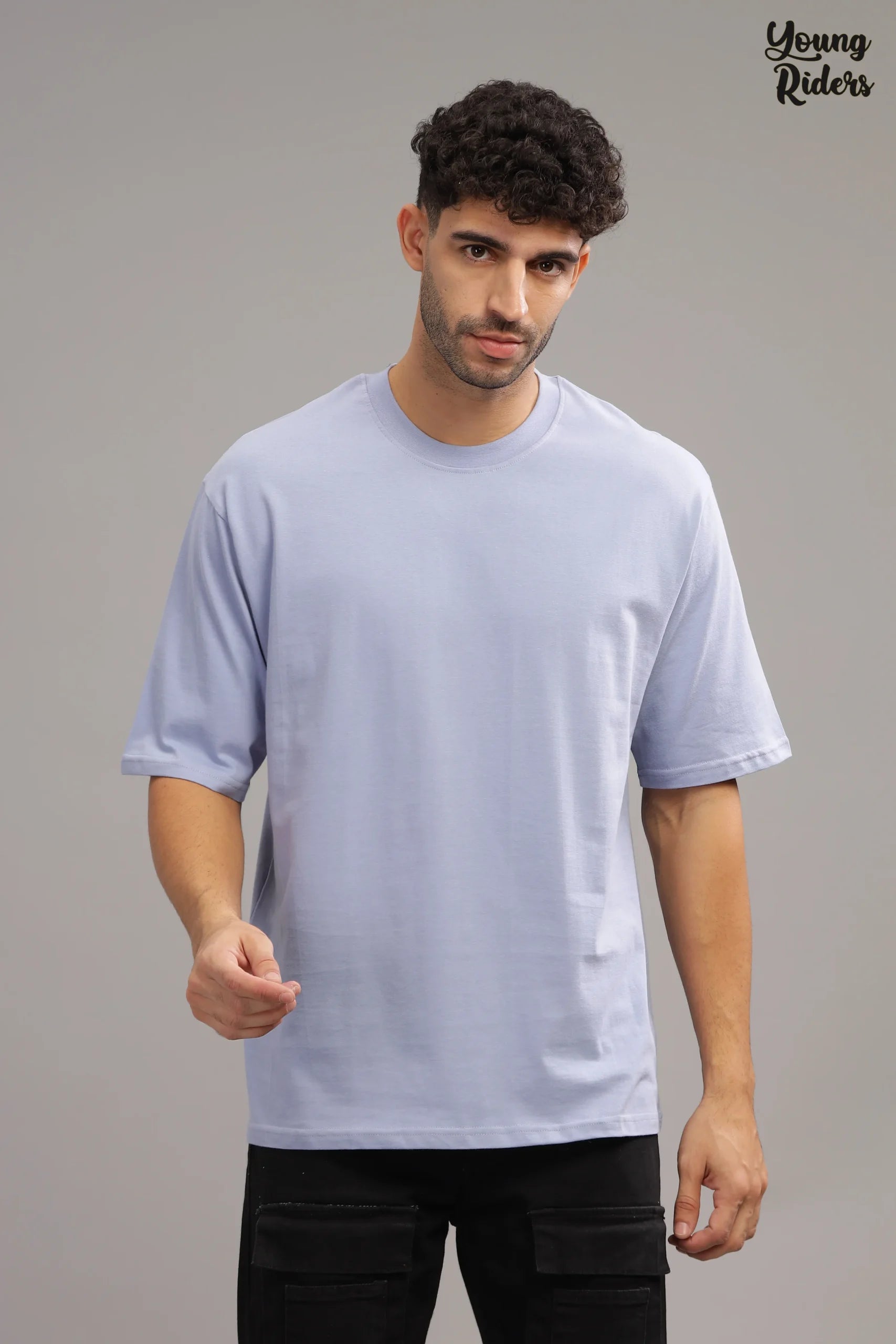 Lavender Grey Oversize T-Shirt