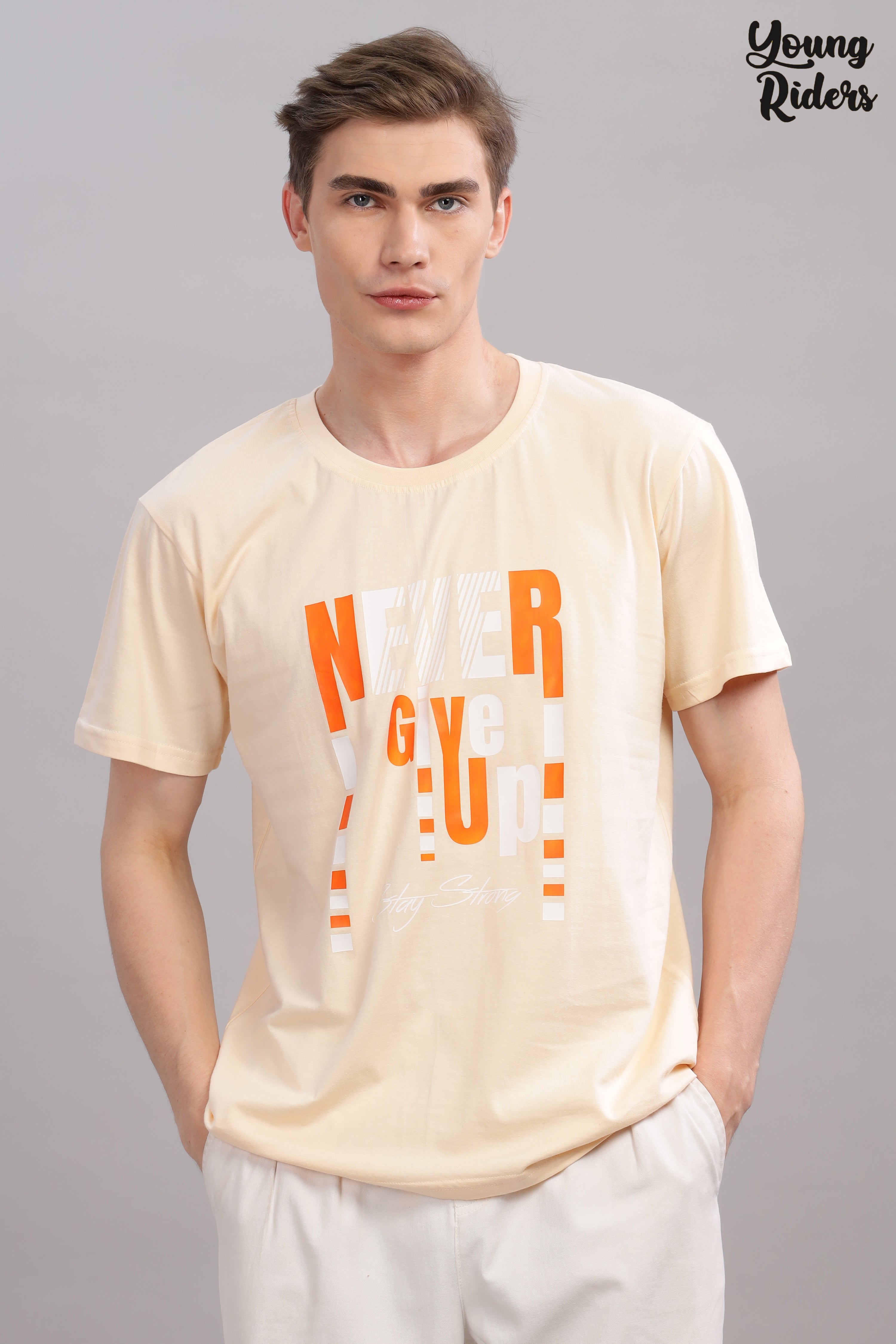 Off-White - Never Give Up Printed T-shirt