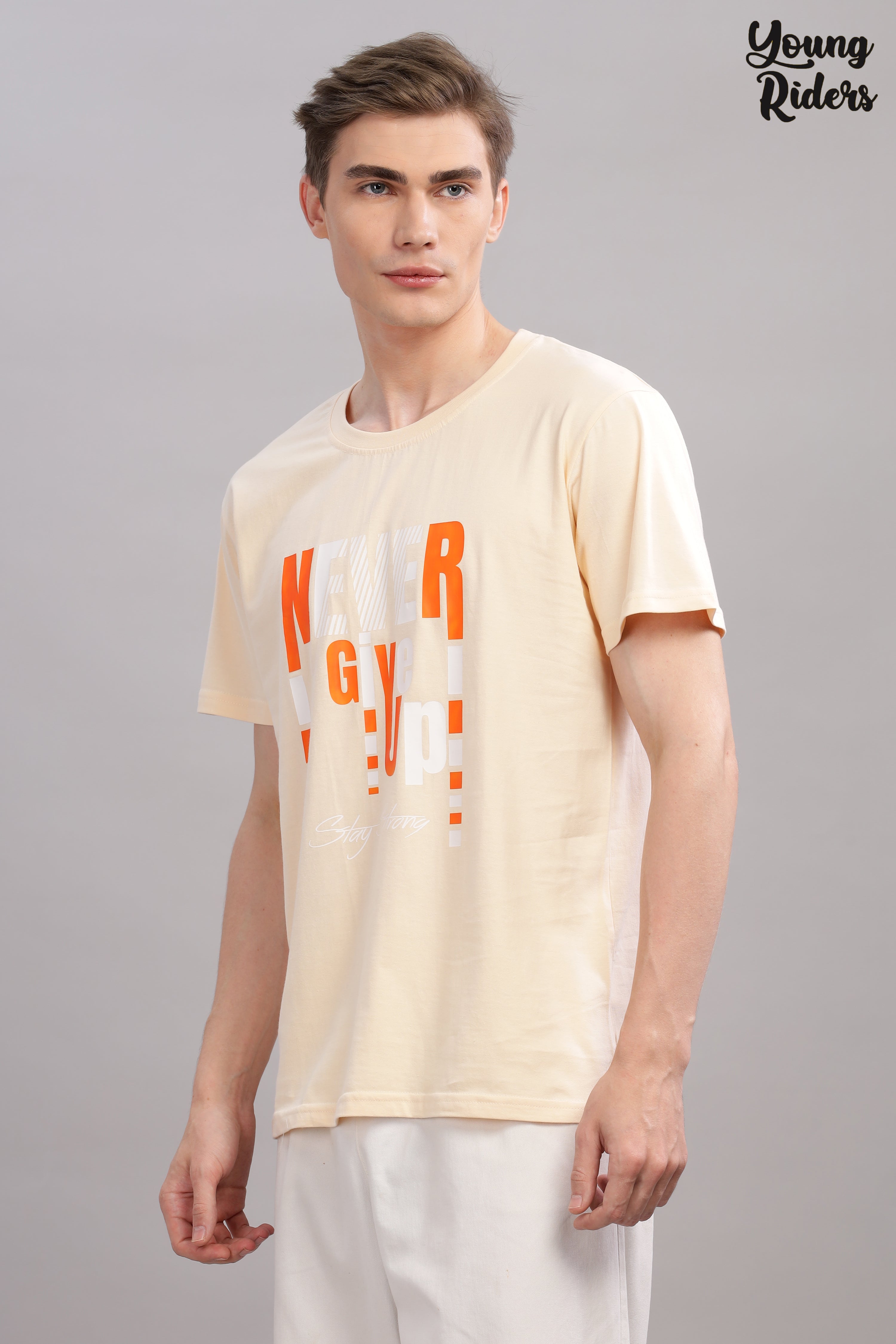 Off-White - Never Give Up Printed T-shirt