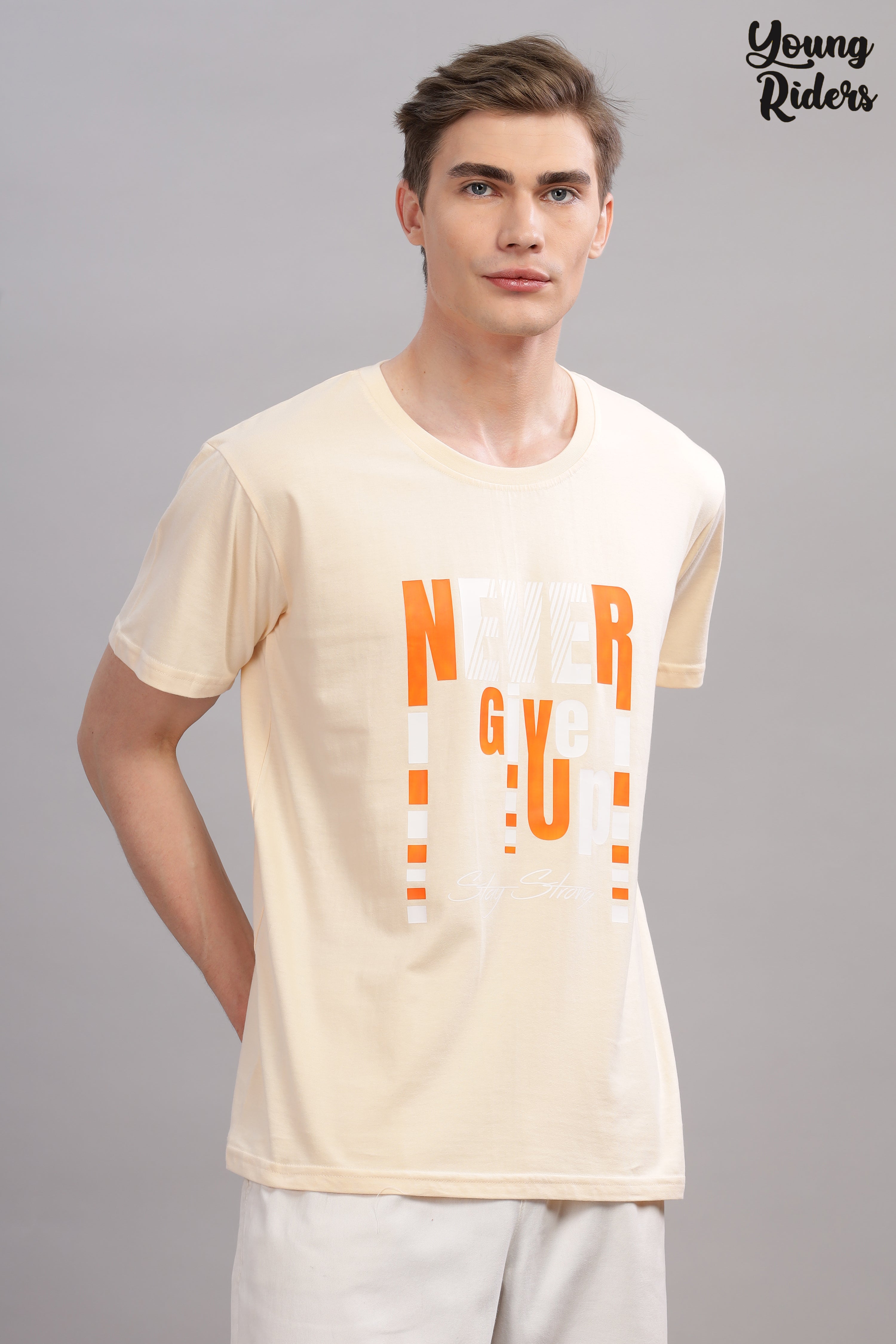 Off-White - Never Give Up Printed T-shirt