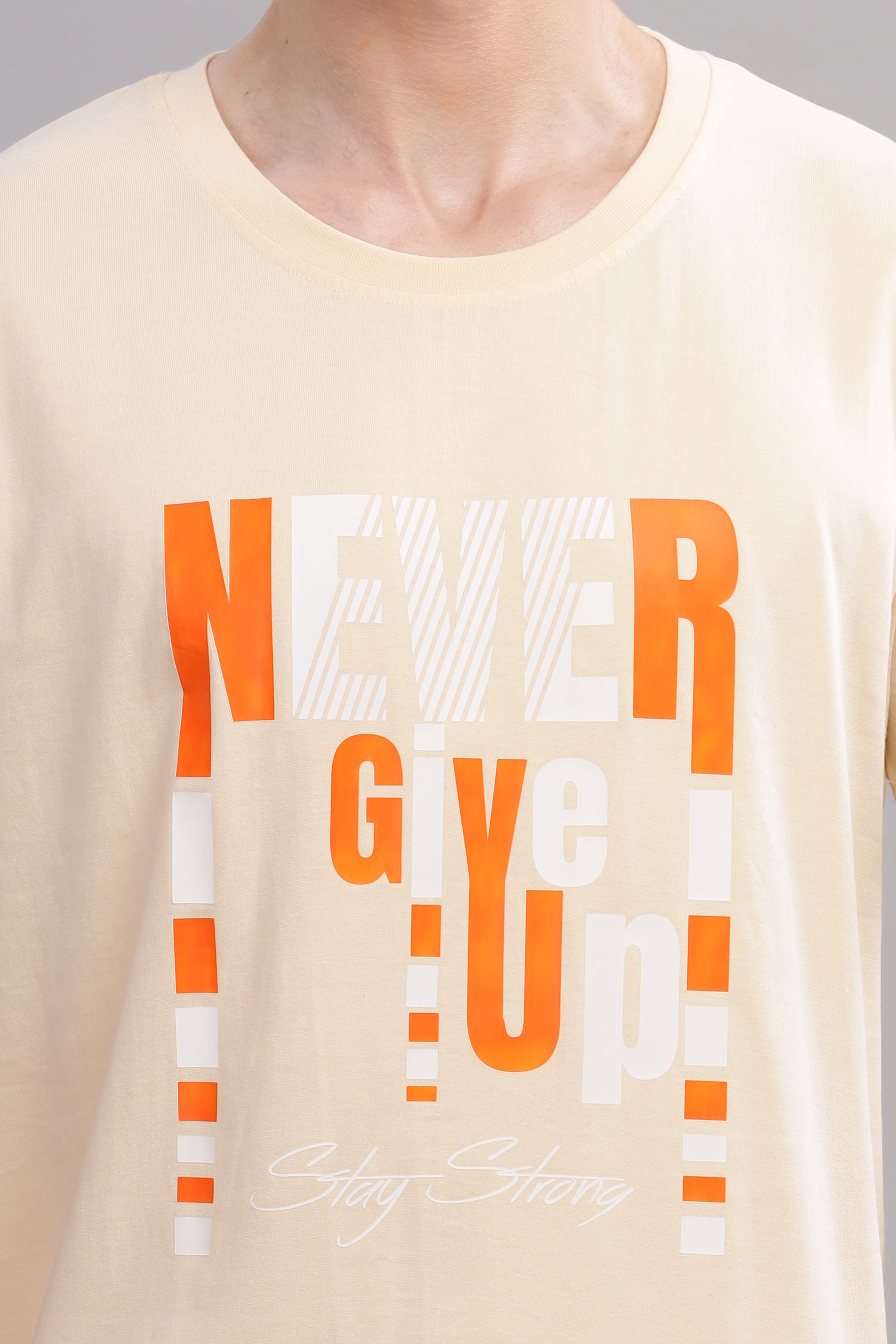 Off-White - Never Give Up Printed T-shirt