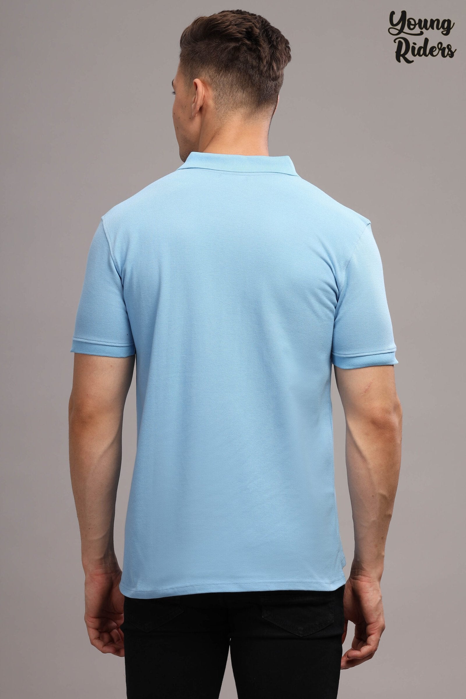 Blue Polo T-Shirt-2