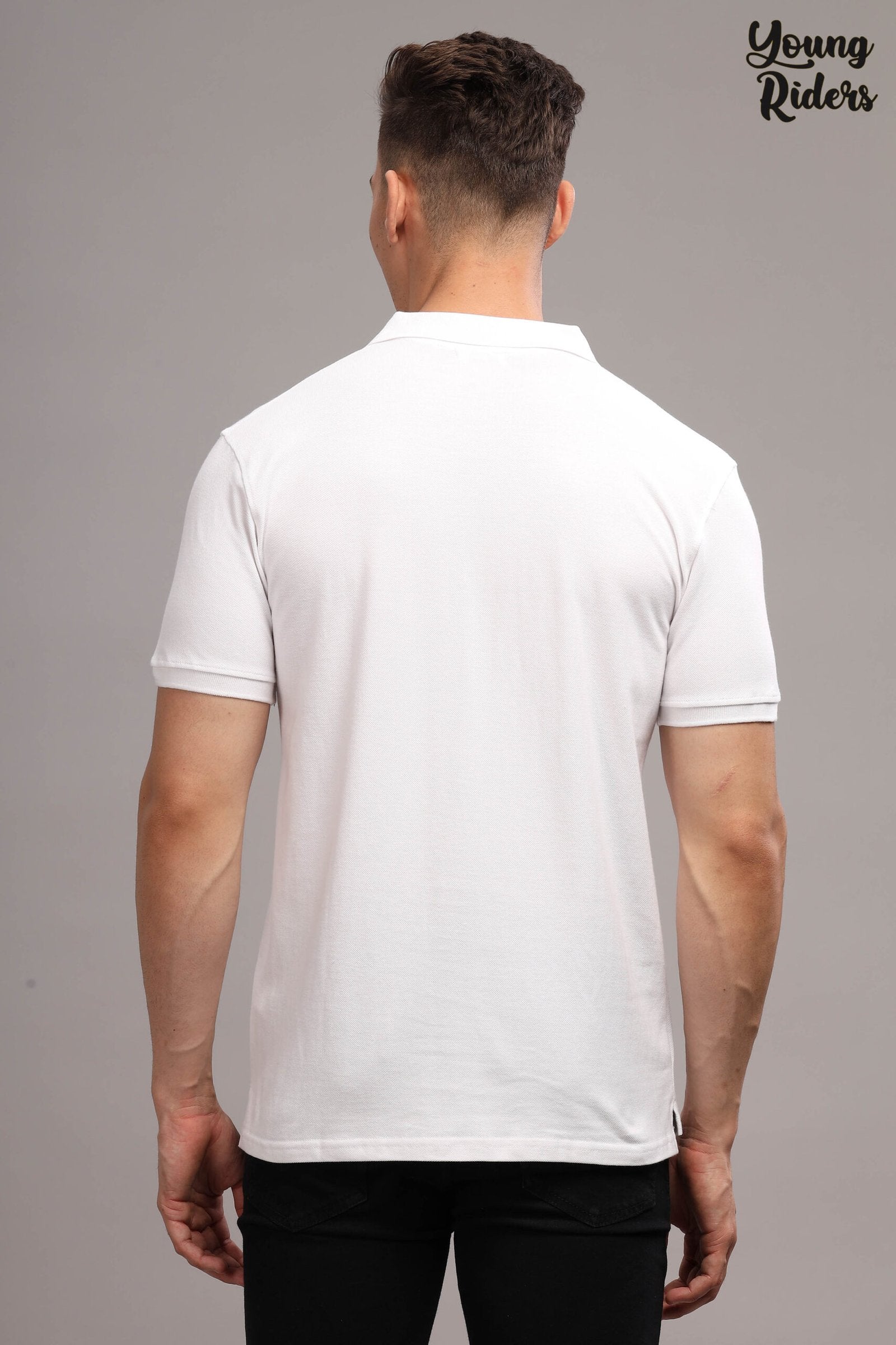 White Polo T-Shirt-1