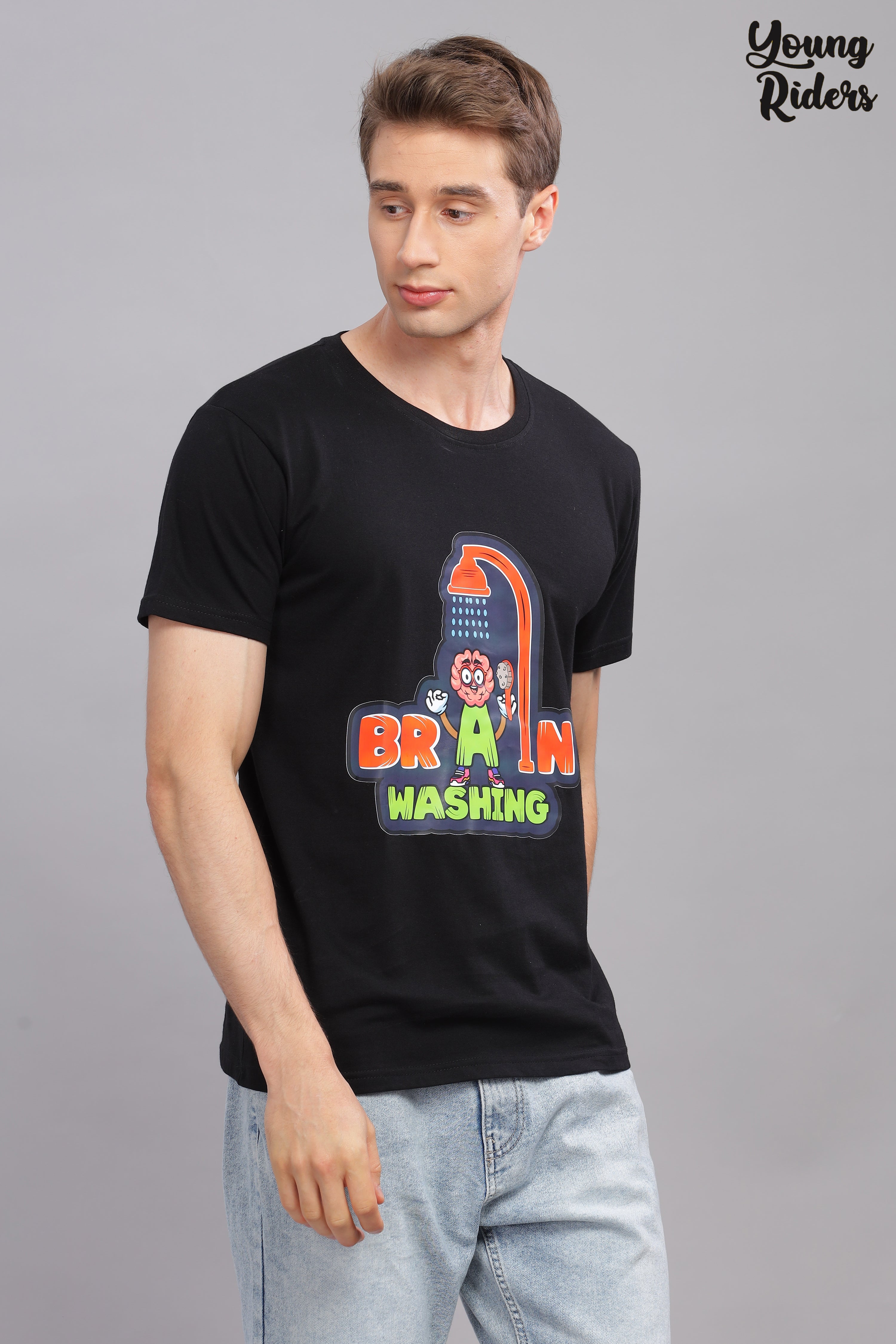 Black - Brian Wash Cool Printed T-shirt